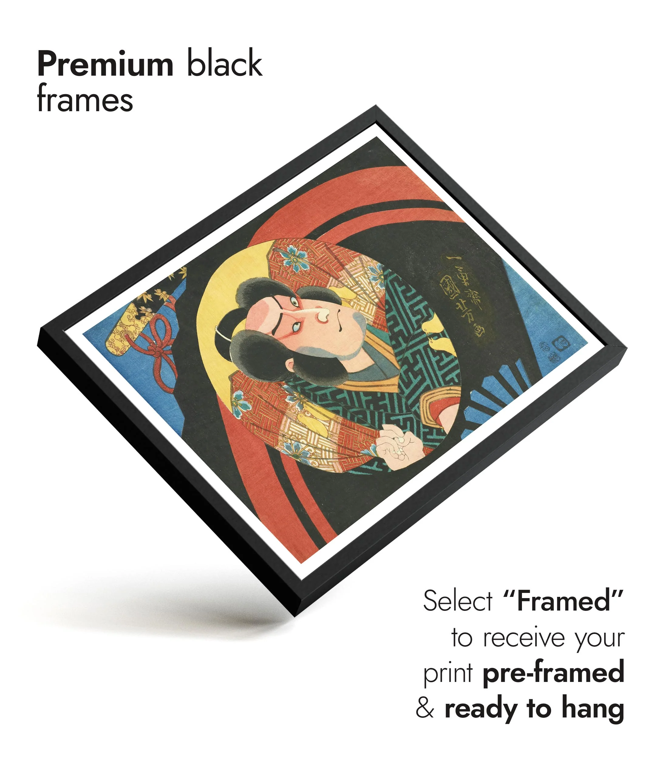 A Kabuki Actor on a Folding Fan - Image 7
