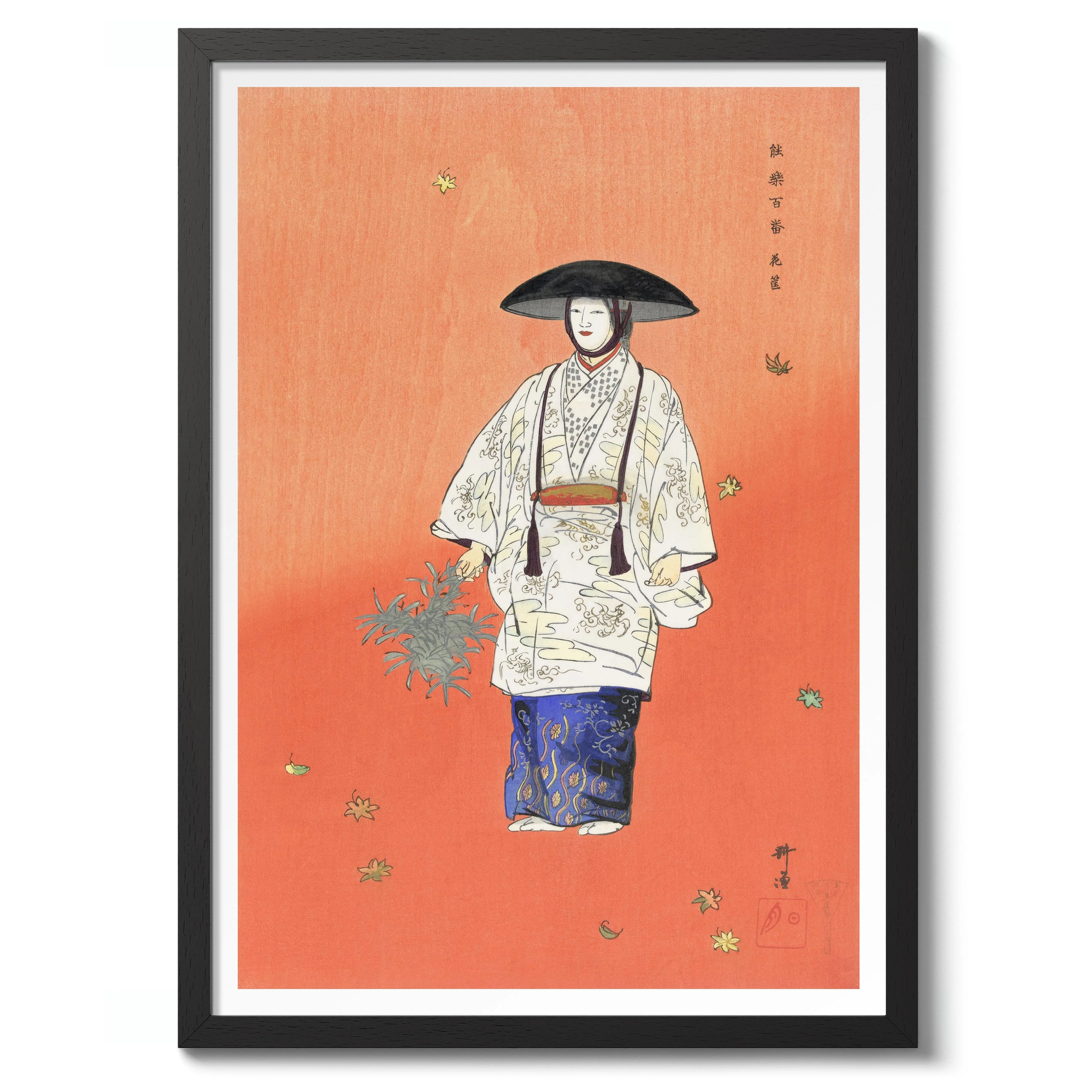 Actor in the Noh Theatre Play Hanagatami - Image 2