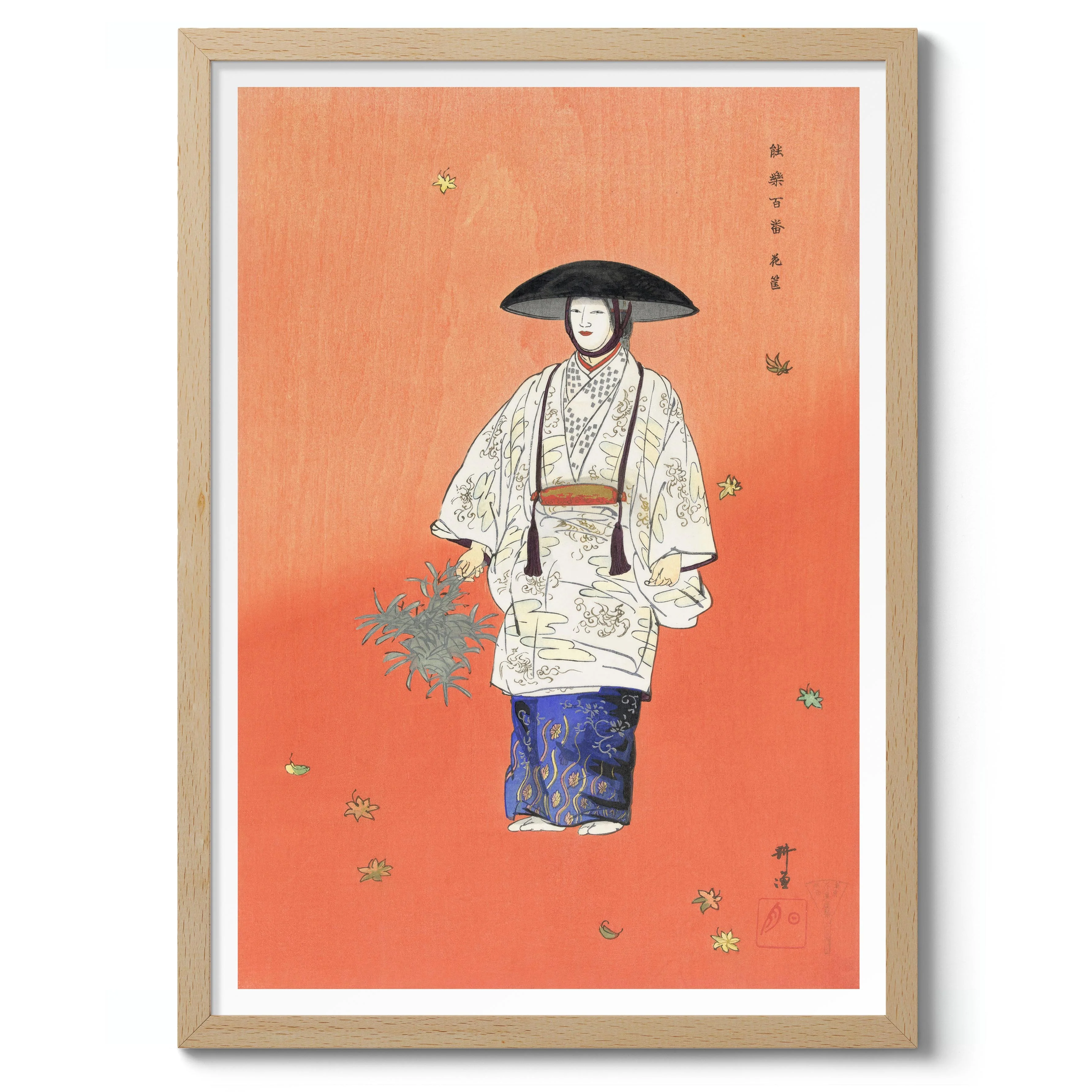 Actor in the Noh Theatre Play Hanagatami - Image 3