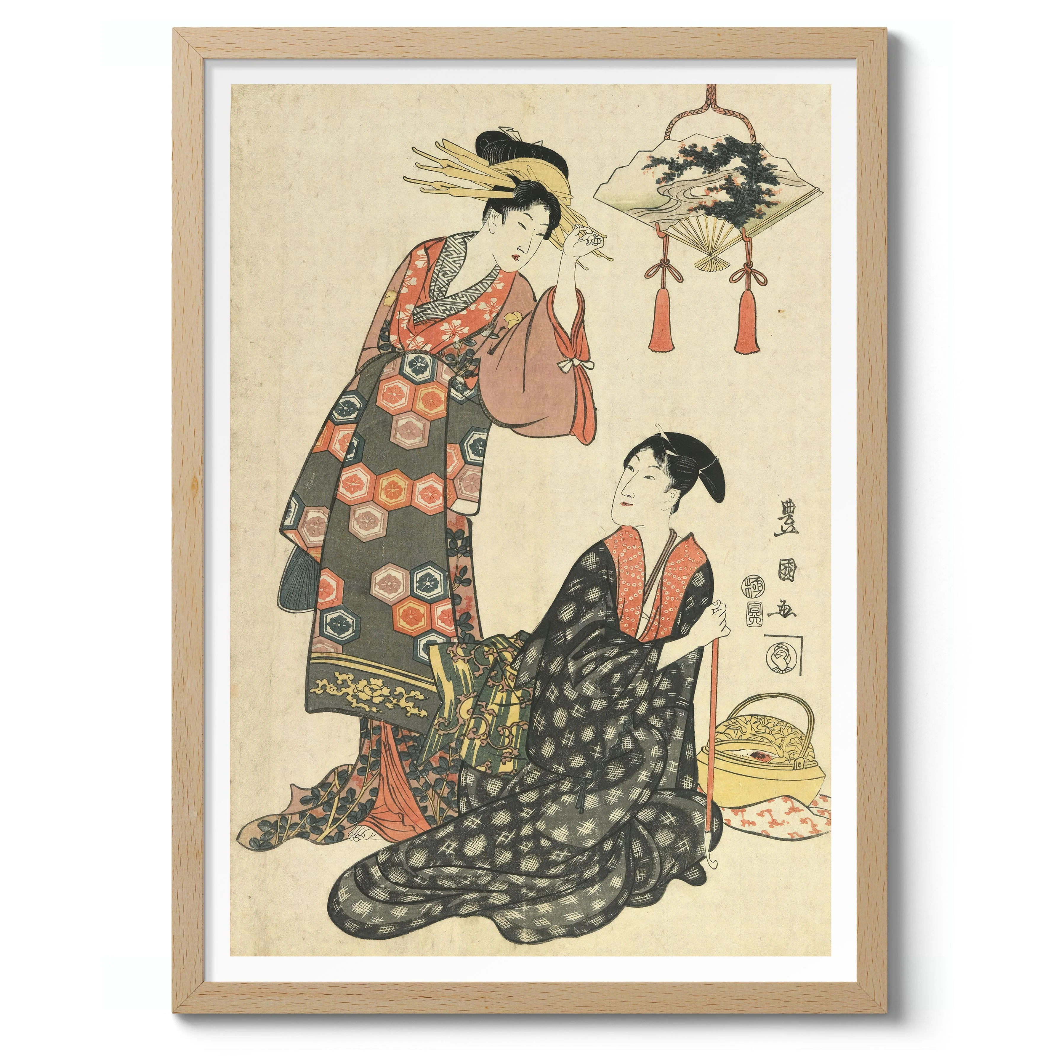 Actor Iwai Hanshiro V with a Courtesan - Image 3