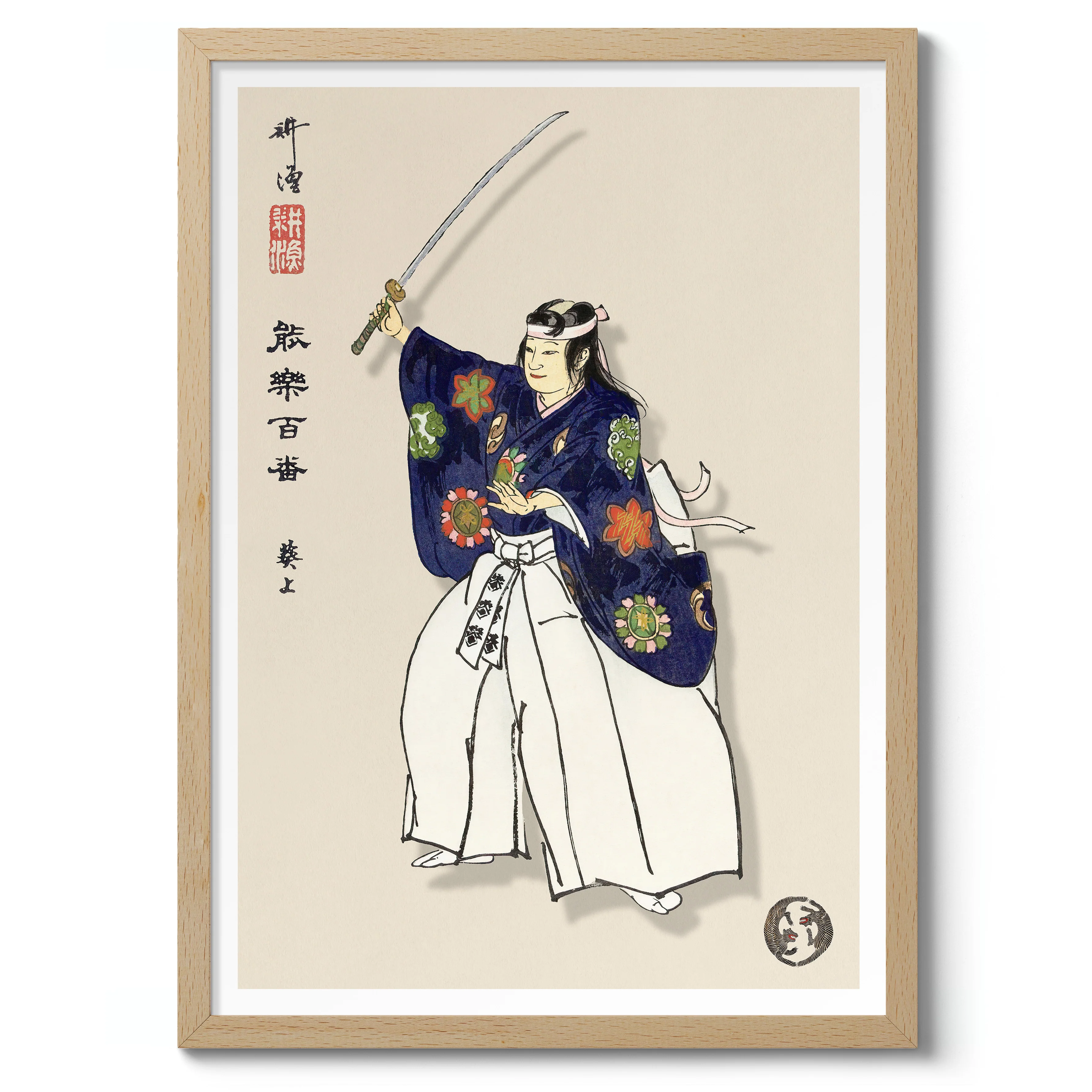 Actors in the Noh Play Eboshiori - Image 3