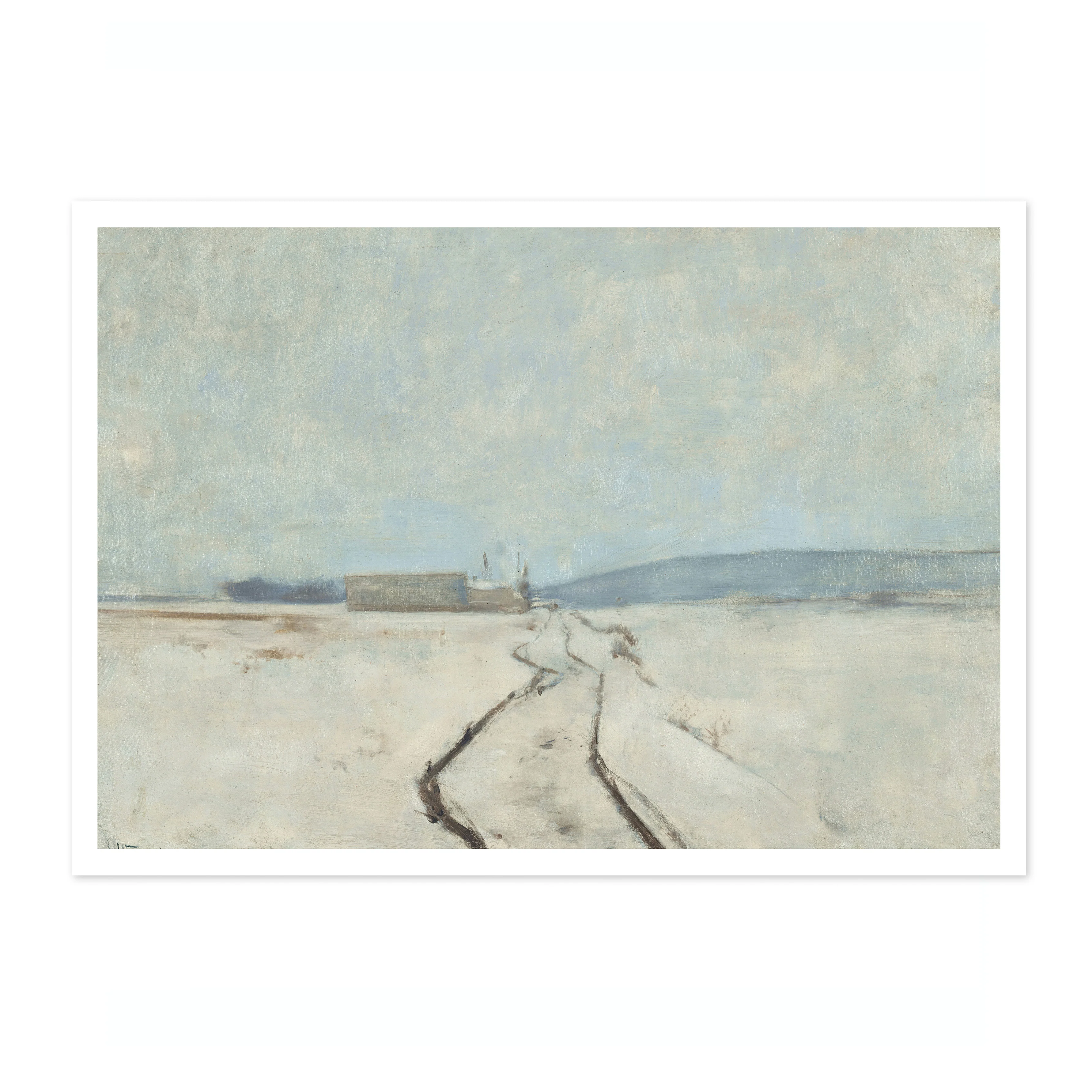 Along the River, Winter - Image 4