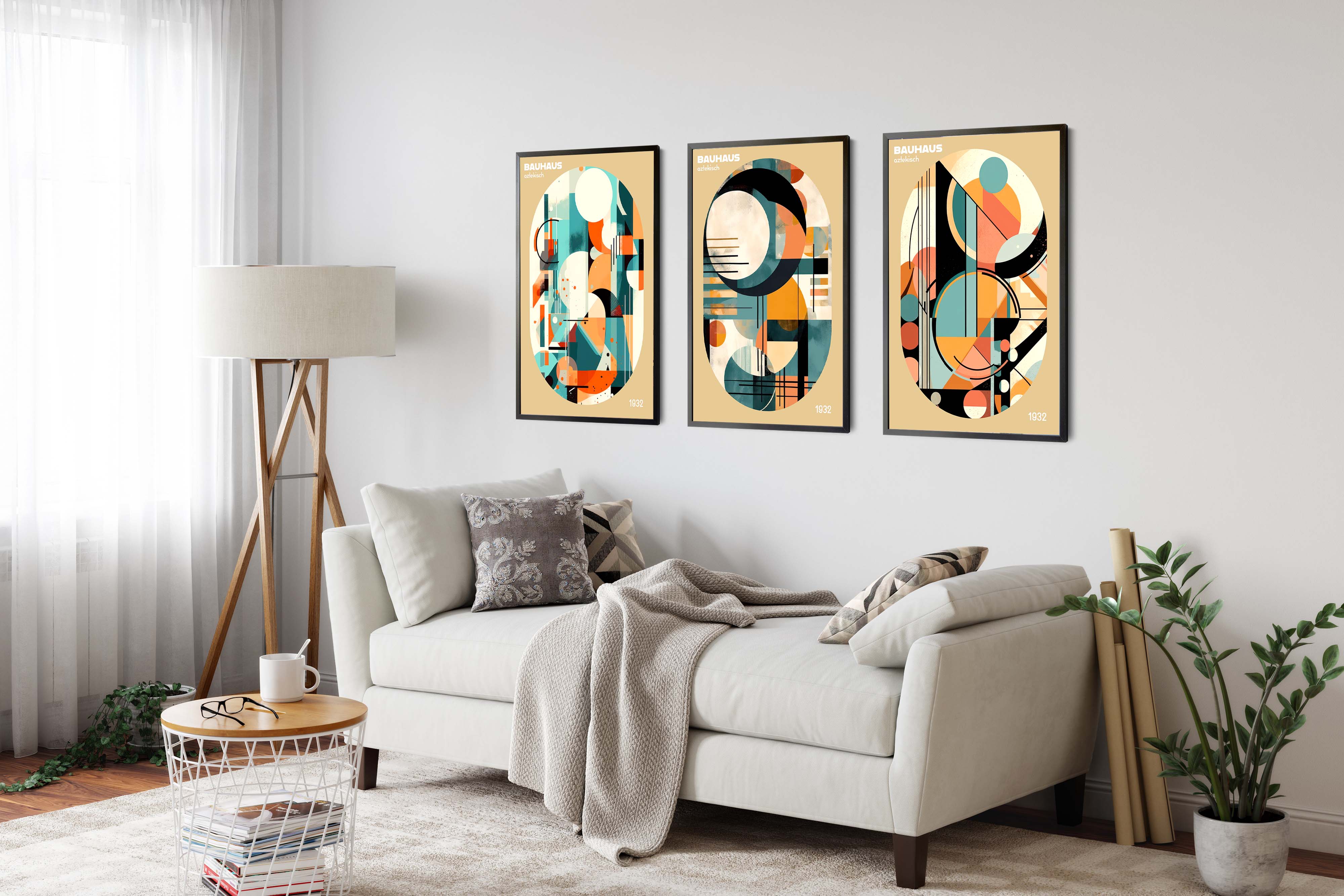 Bauhaus Aztekisch - Set of 3 - Image 4