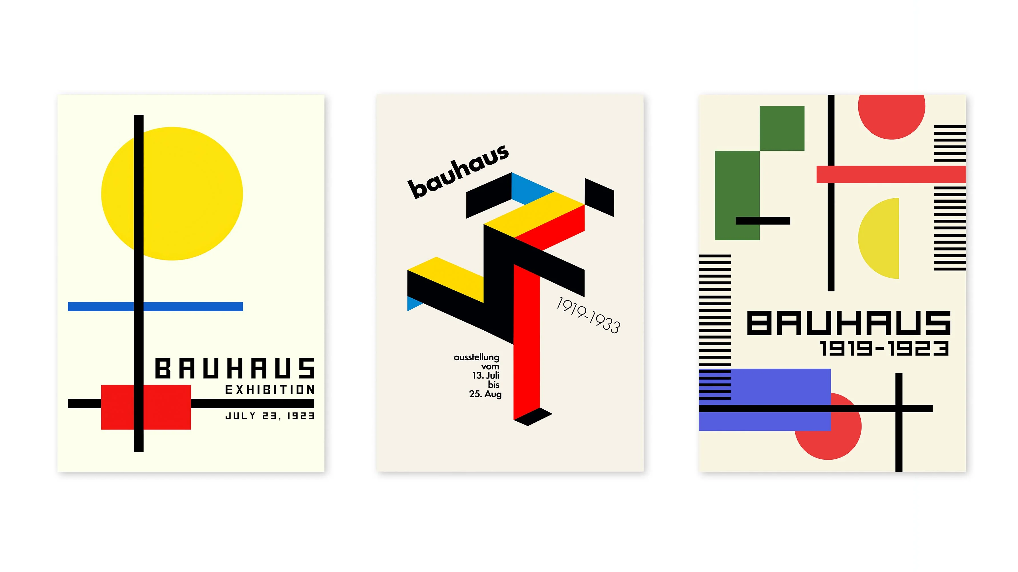Bauhaus Exhibition - Set of 3 - Image 3