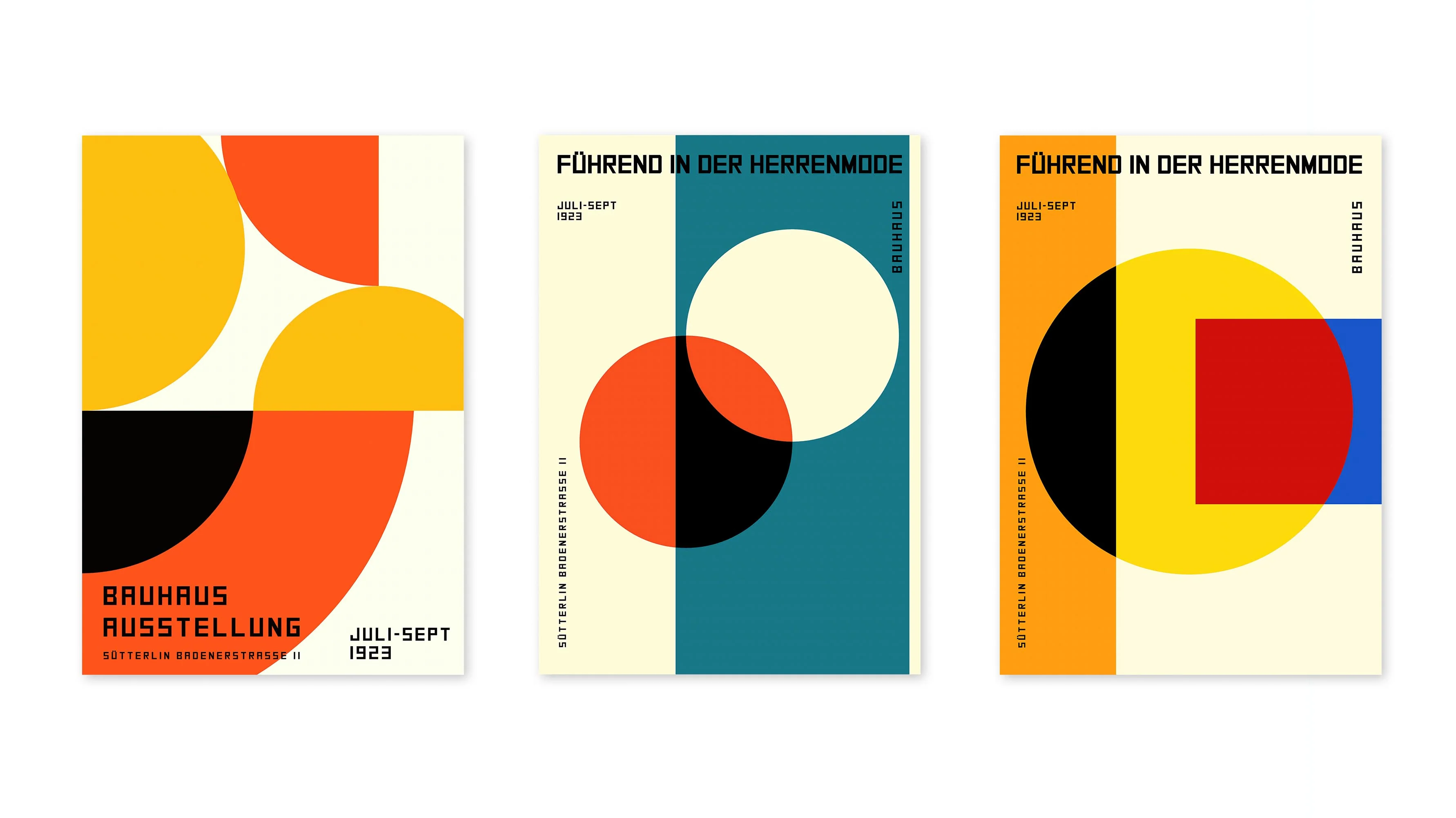 Bauhaus Geometric - Set of 3 - Image 3
