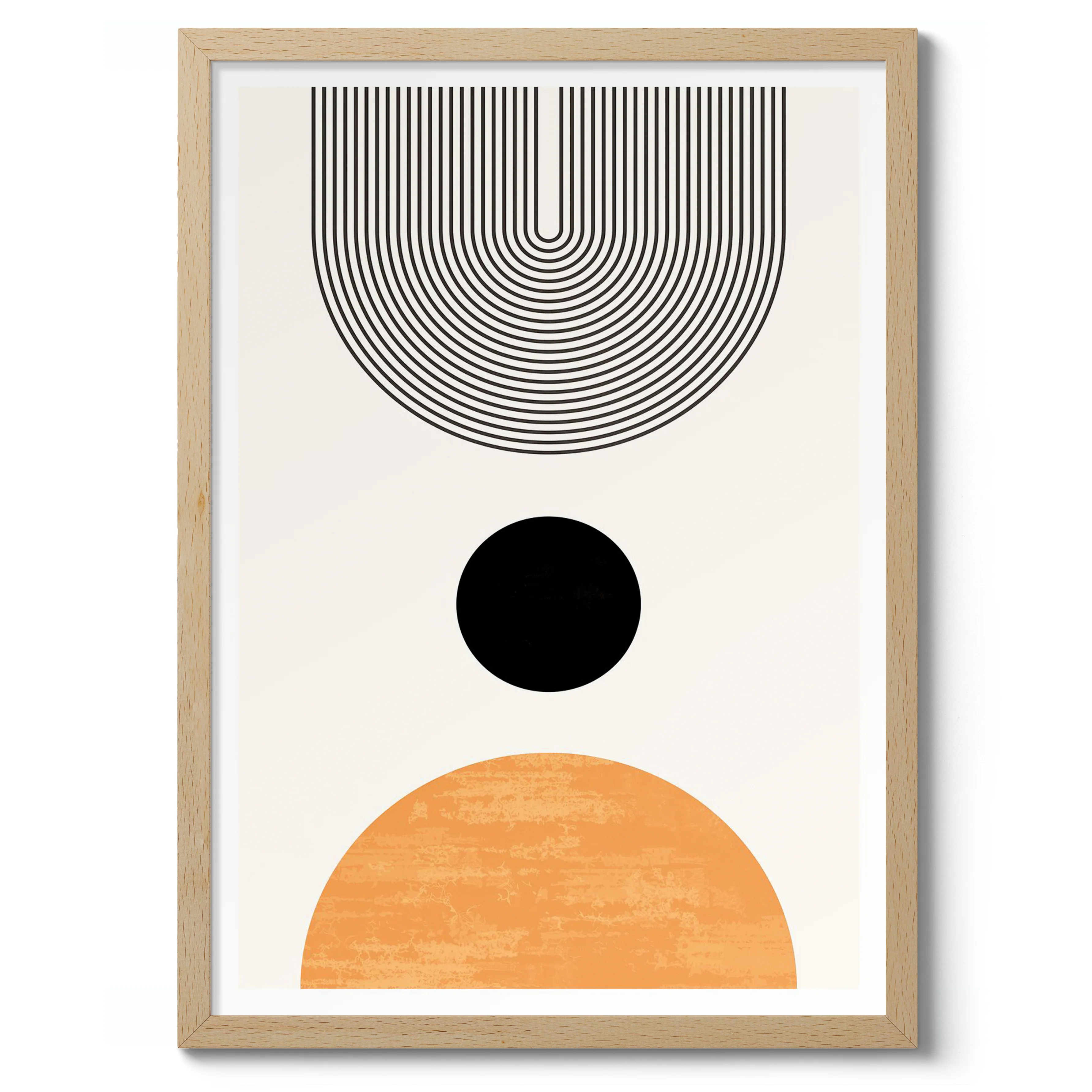 Black Dot and Orange Cylinders - Image 3