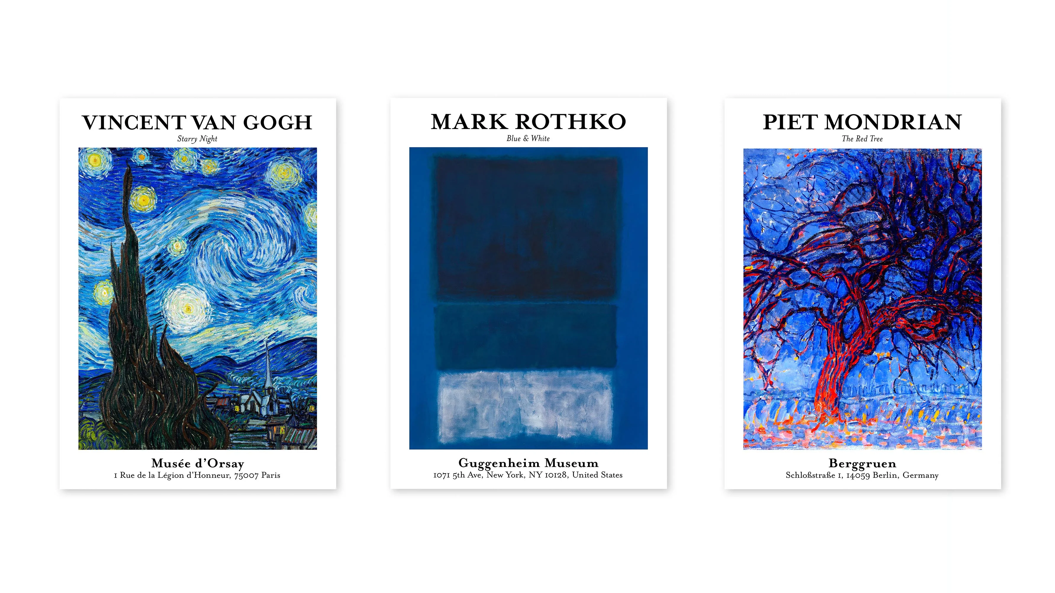Blue Art - Set of 3 - Image 3