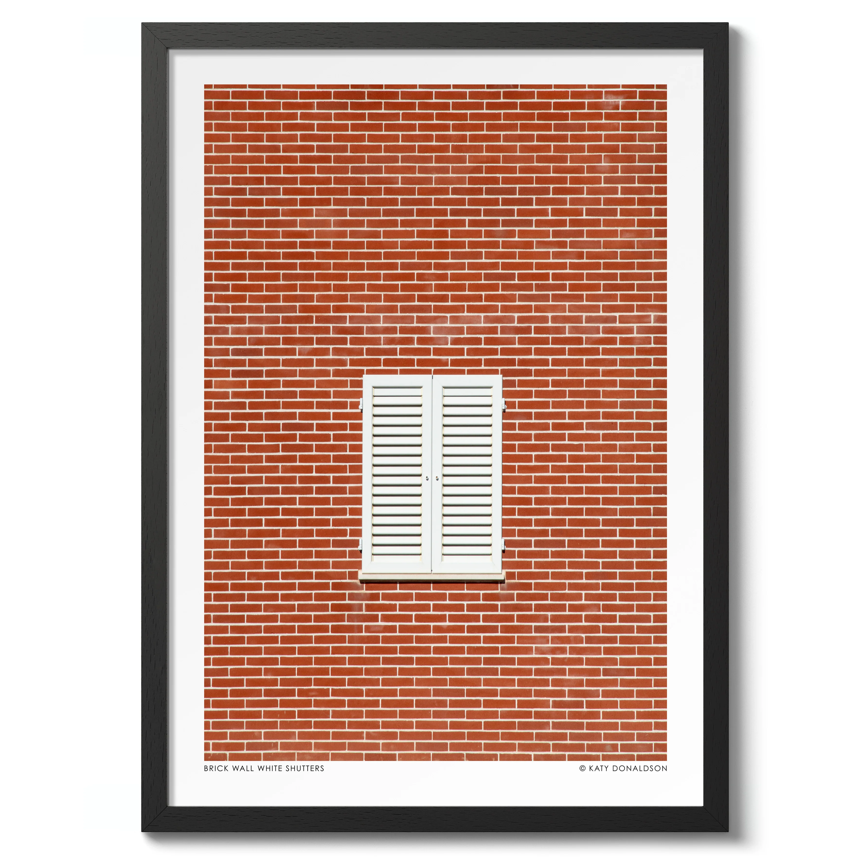 Brick Wall, White Shutters - Image 2