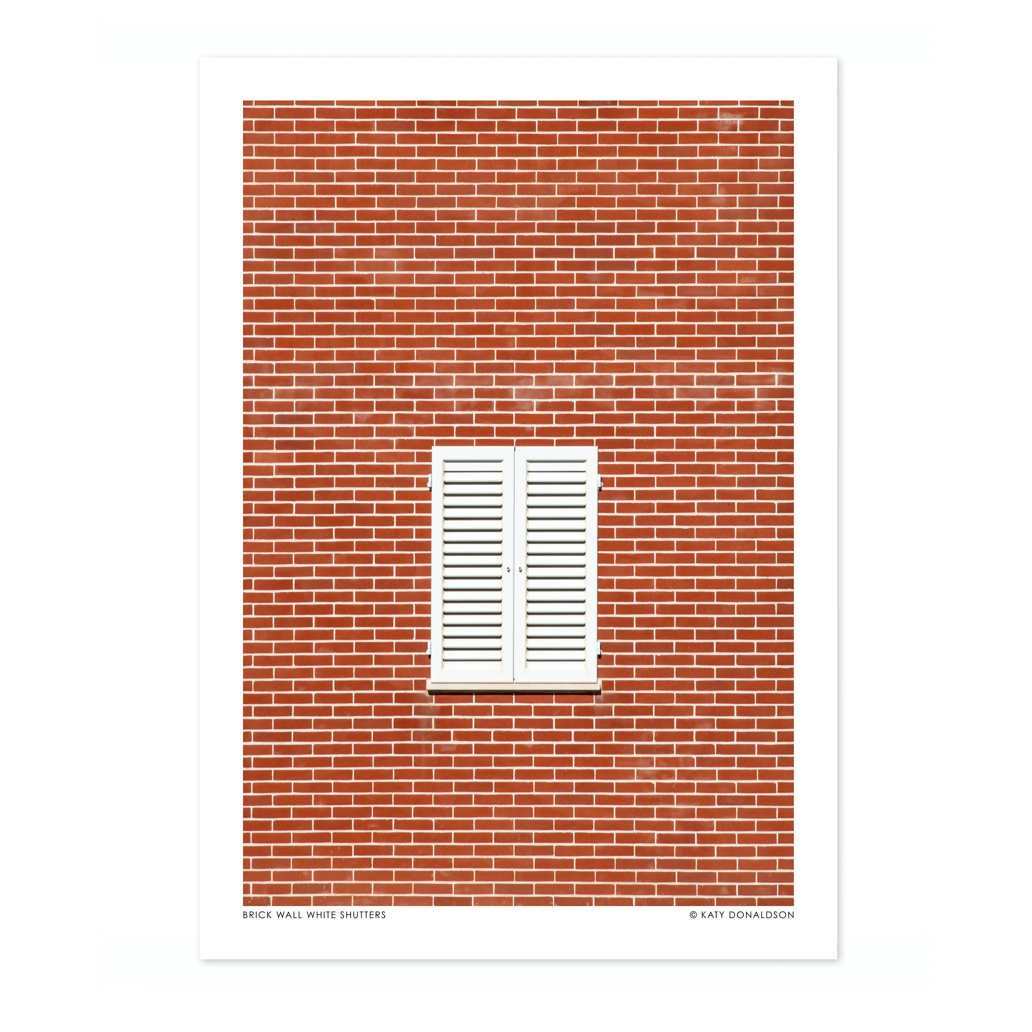 Brick Wall, White Shutters - Image 4