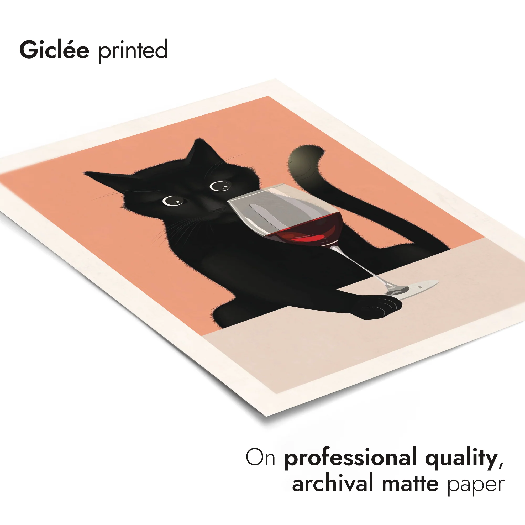 Cat & Red Wine - Image 6