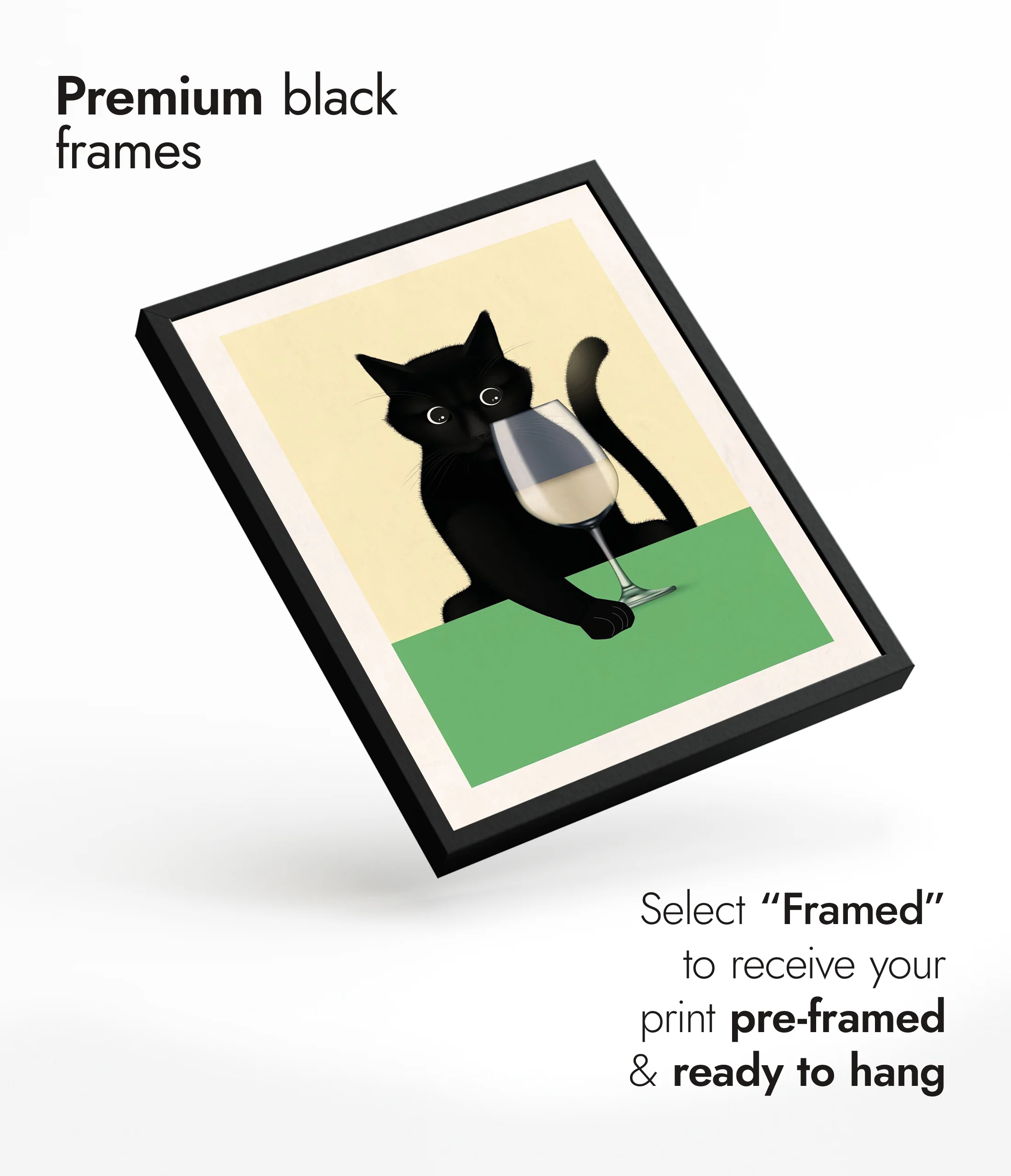 Cat & White Wine - Image 7