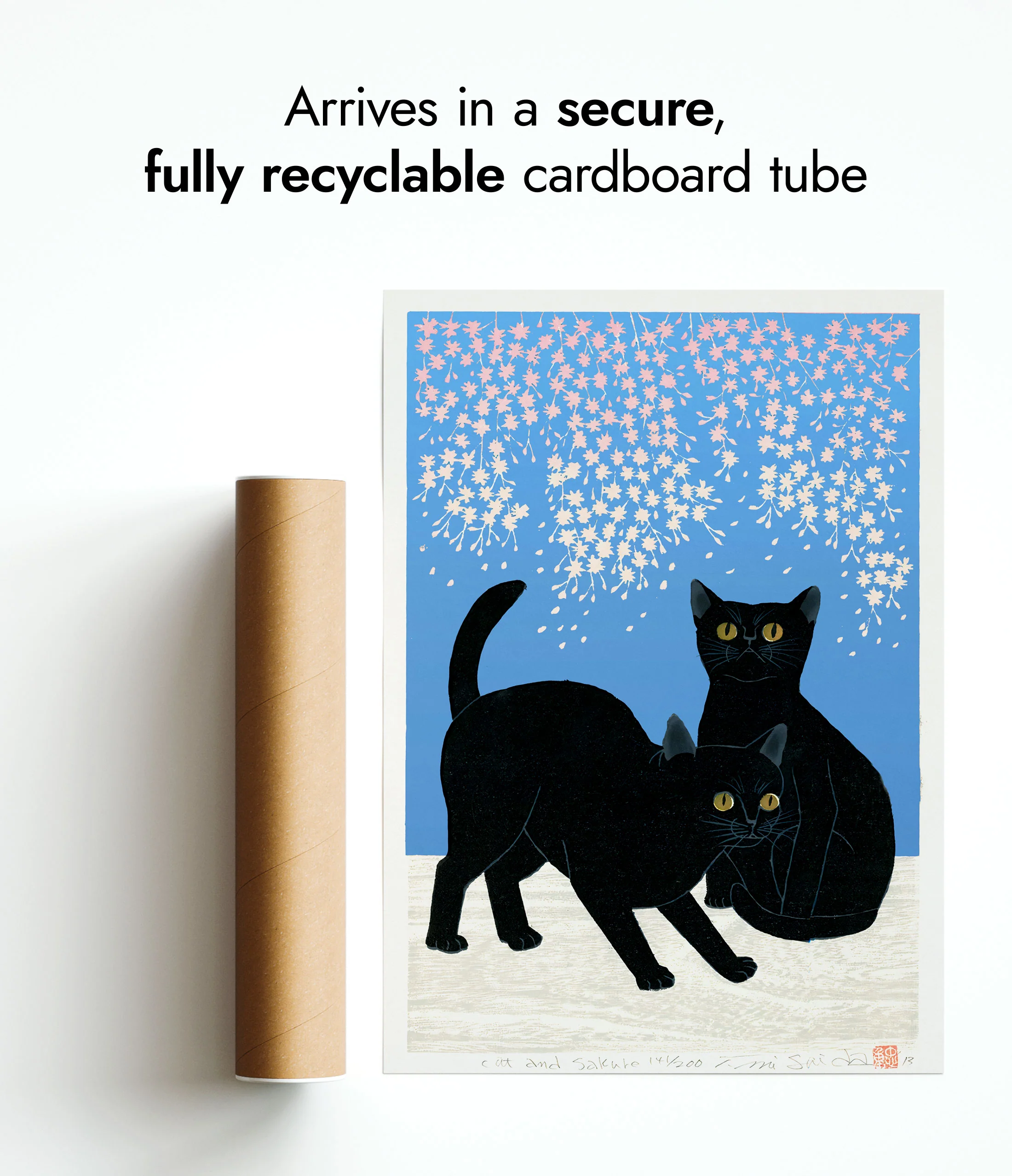 Cats & Cherry Blossom - Image 9