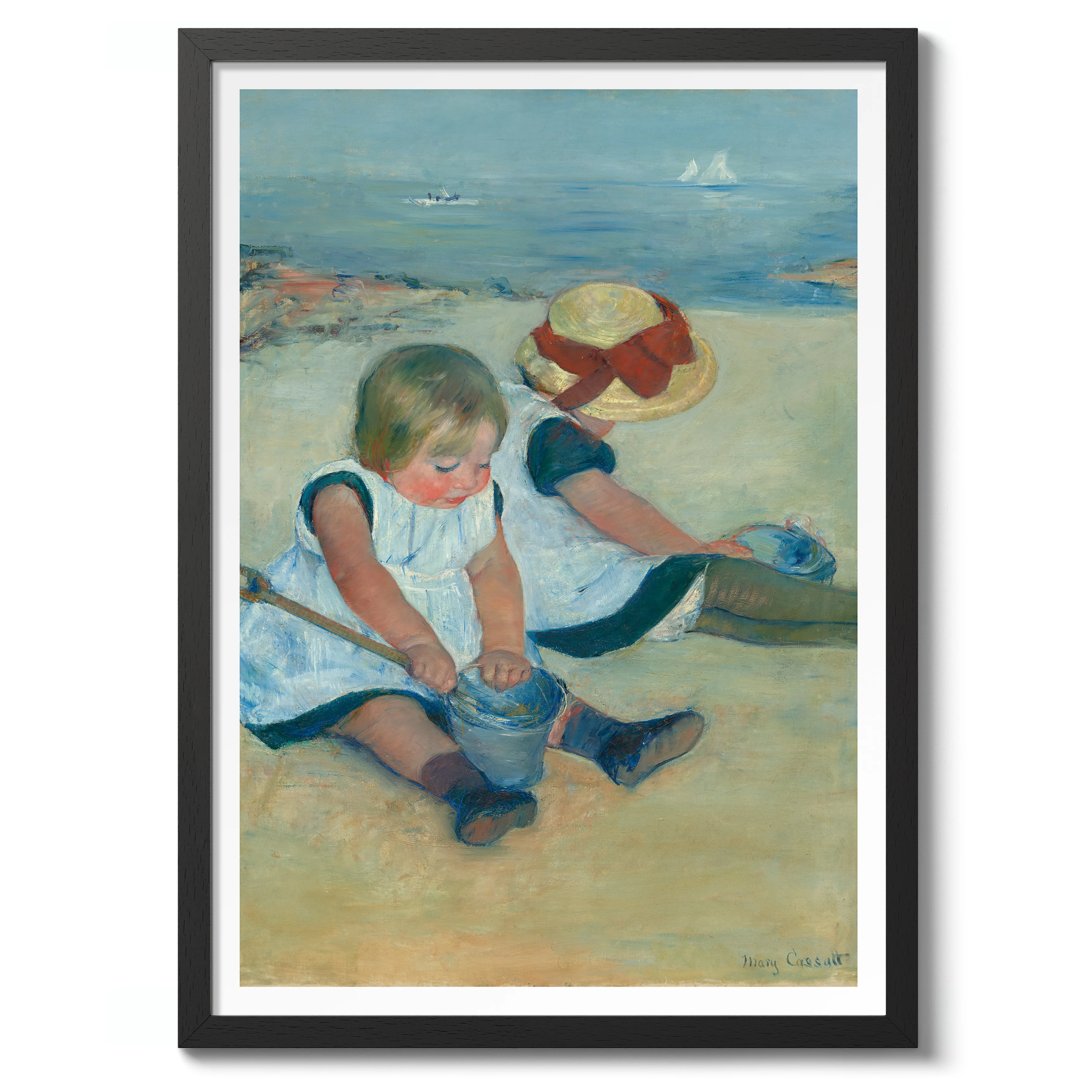 Children Playing on the Beach - Image 2