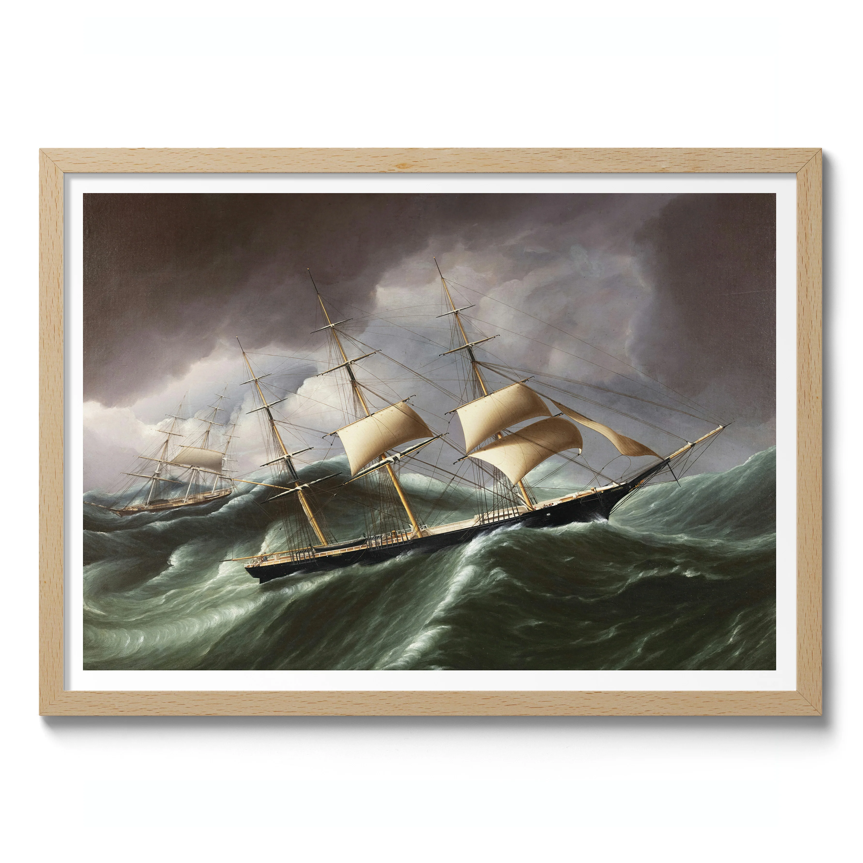 Clipper Ship Warner Rounding Cape Horn - Image 3