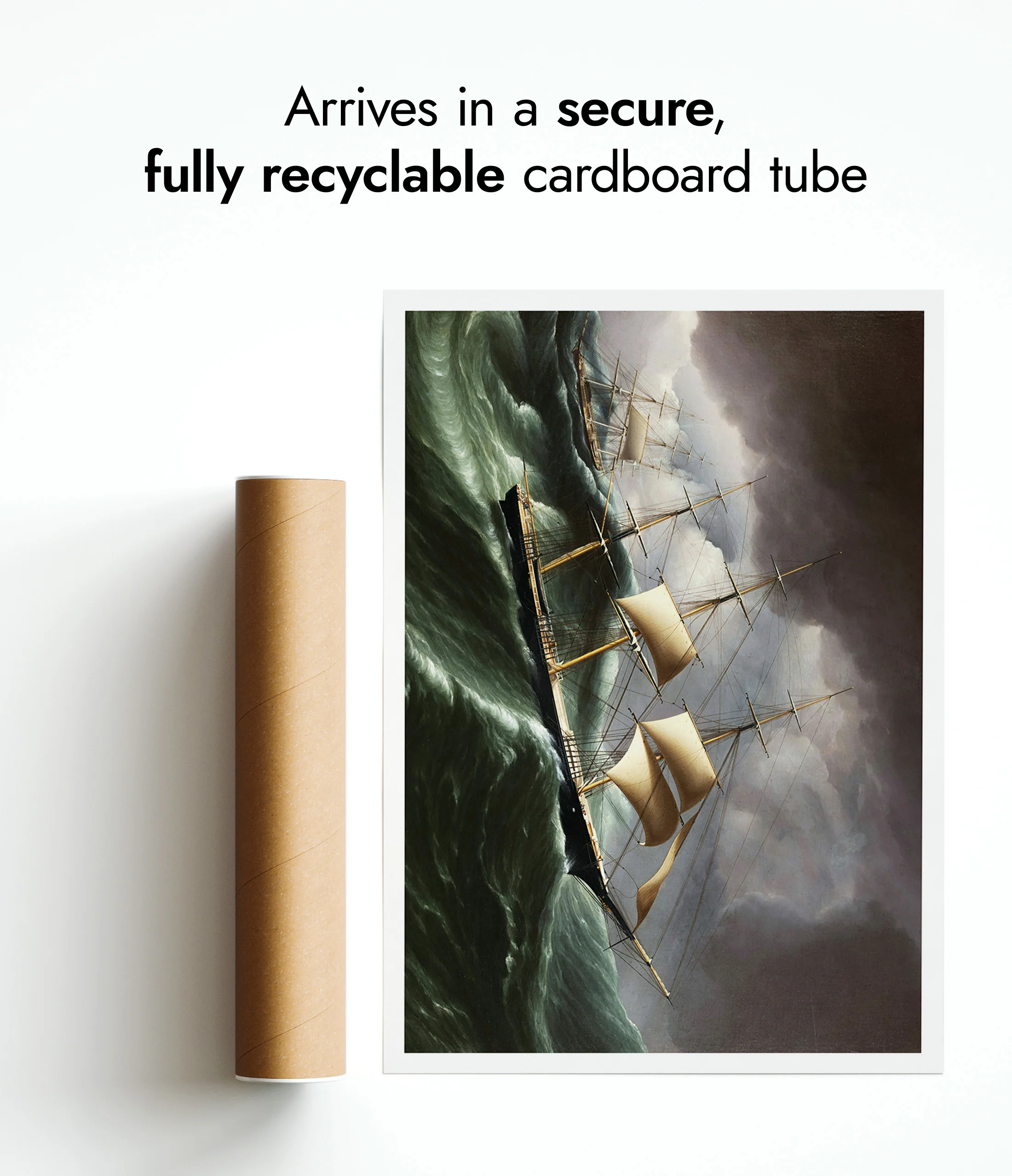Clipper Ship Warner Rounding Cape Horn - Image 8