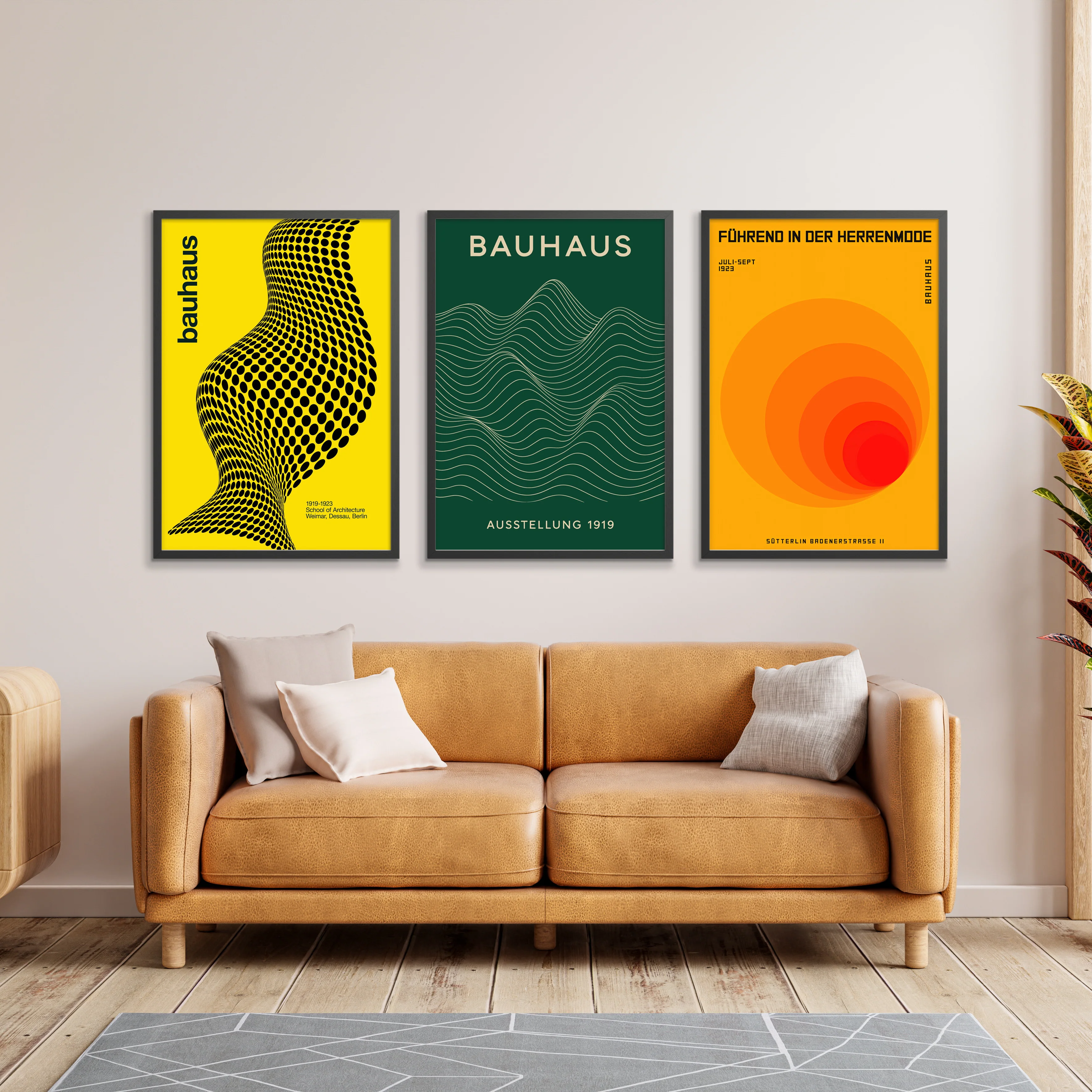 Colourful Bauhaus Trio - Image 4