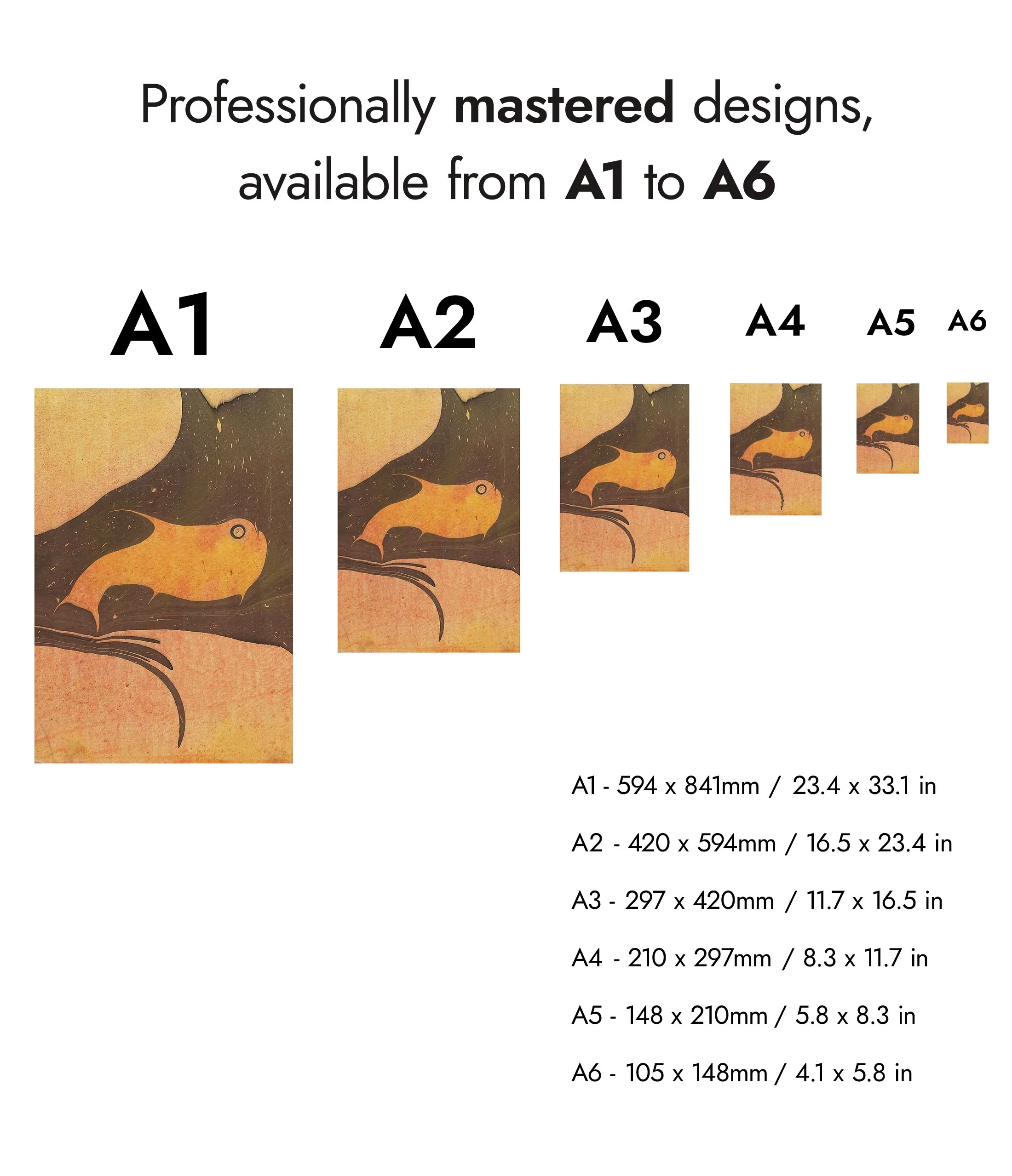 Composition in Brown and Yellow-Orange (The Little Whale) - Image 8