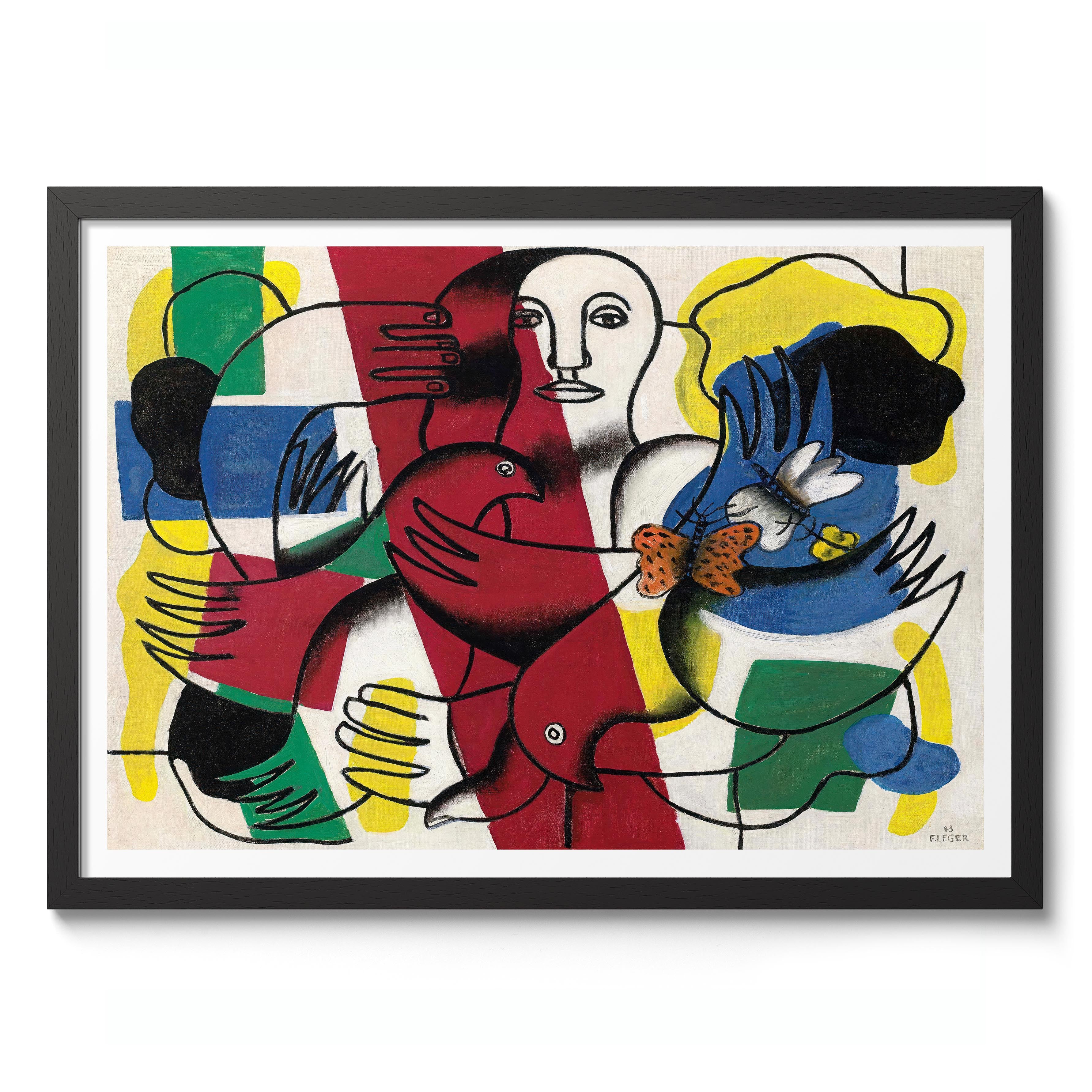 Composition with Two Butterflies - Image 2
