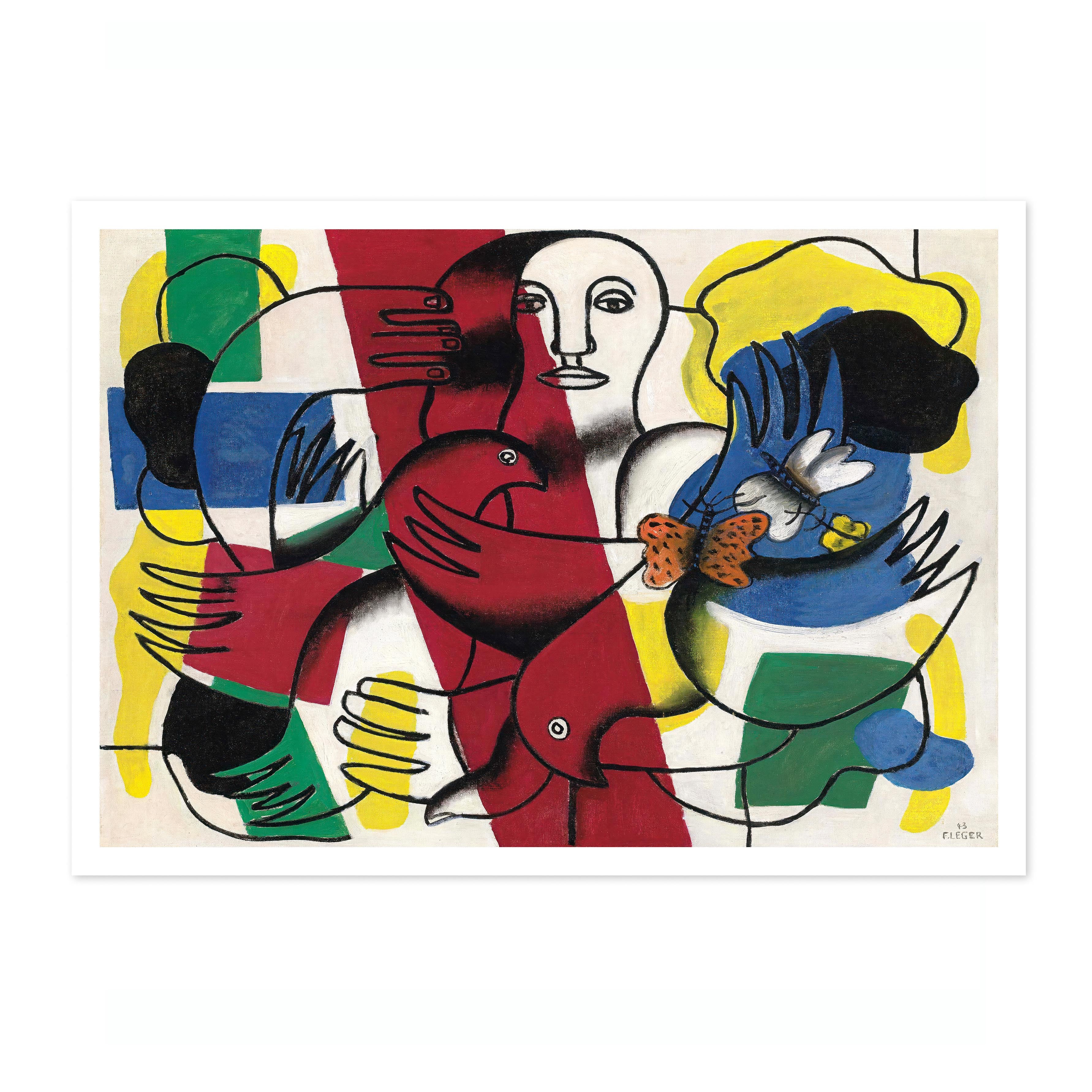 Composition with Two Butterflies - Image 4