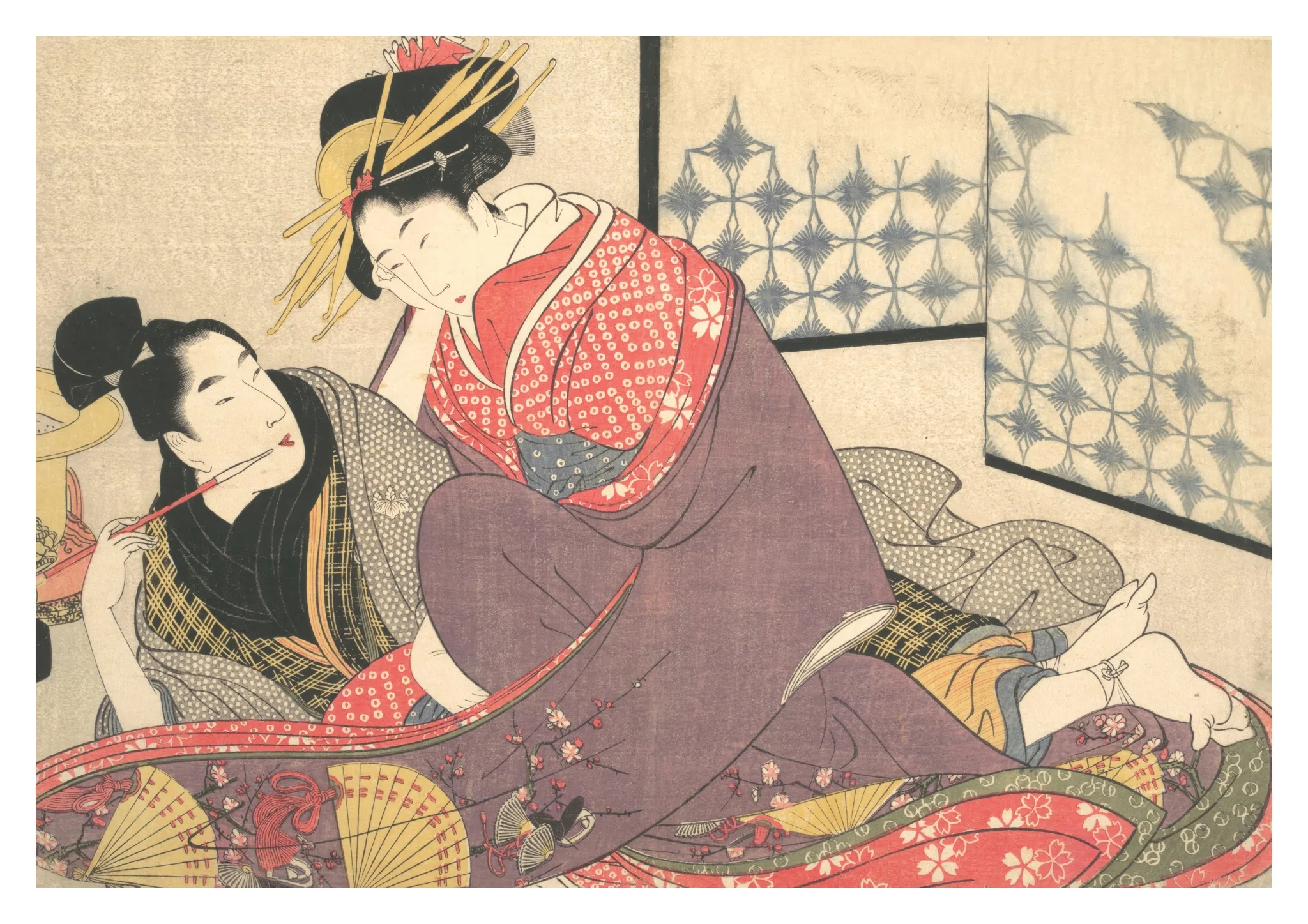 Courtesan with an Adolescent Client