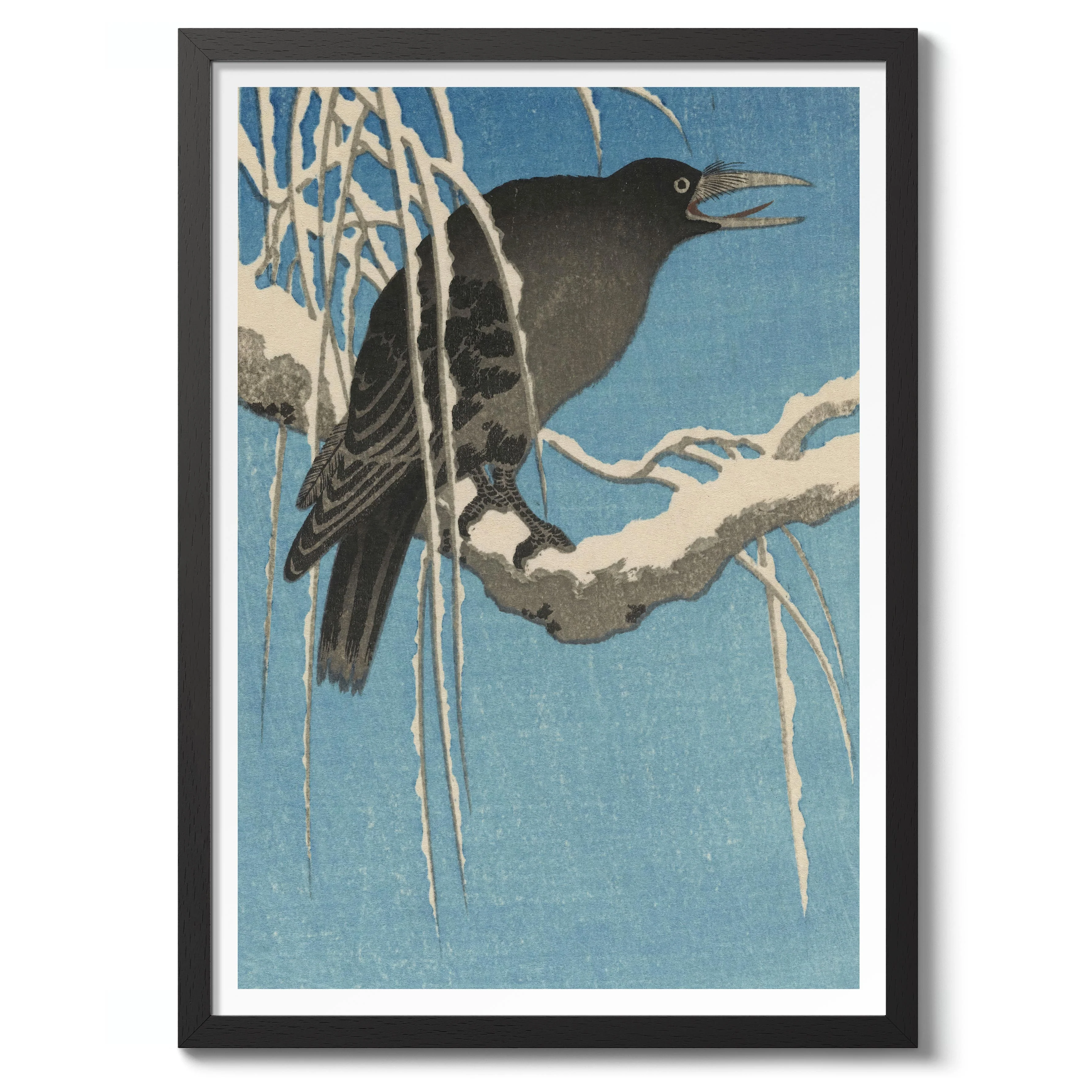 Crow on a Snowy Branch - Image 2