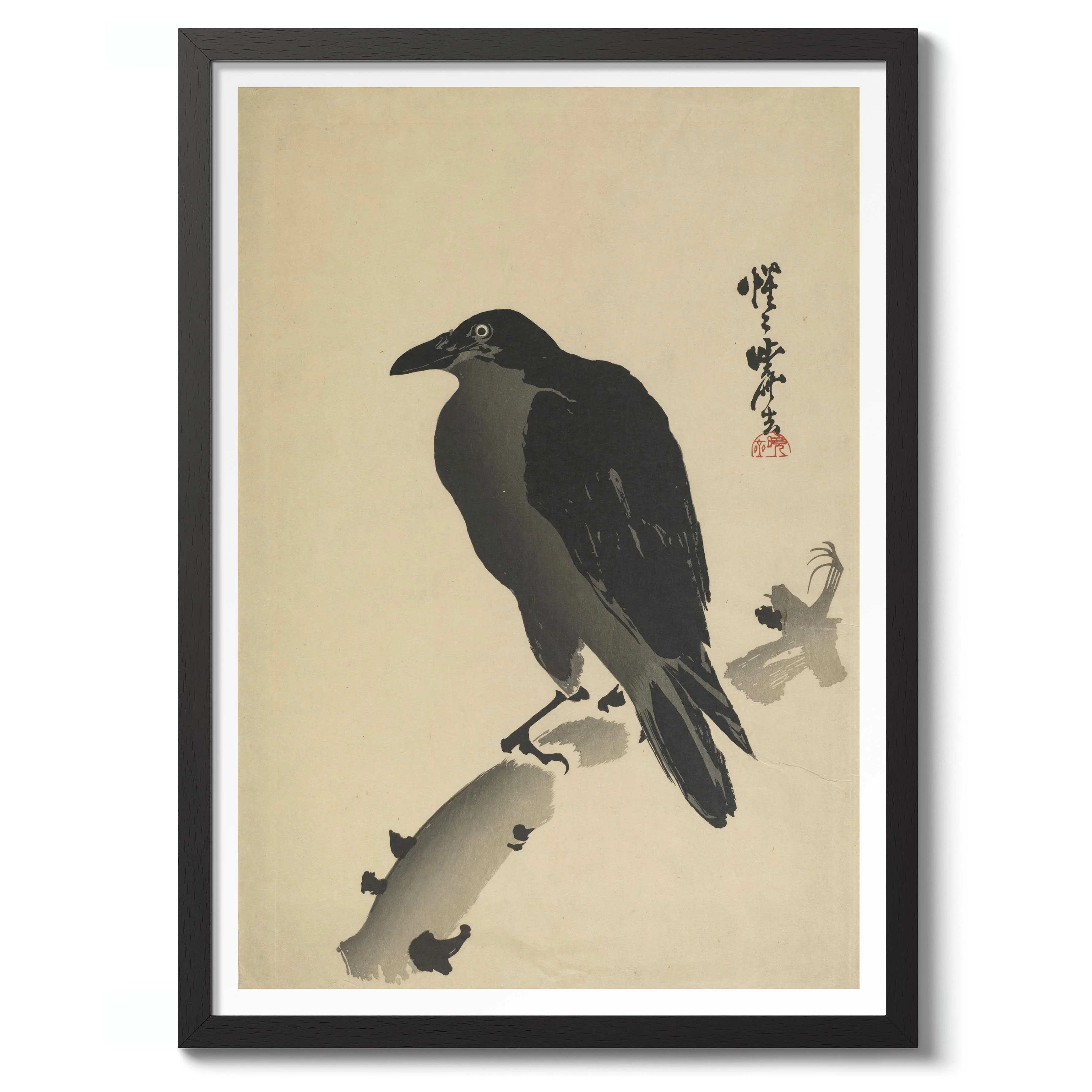 Crow on a Withered Branch - Image 2