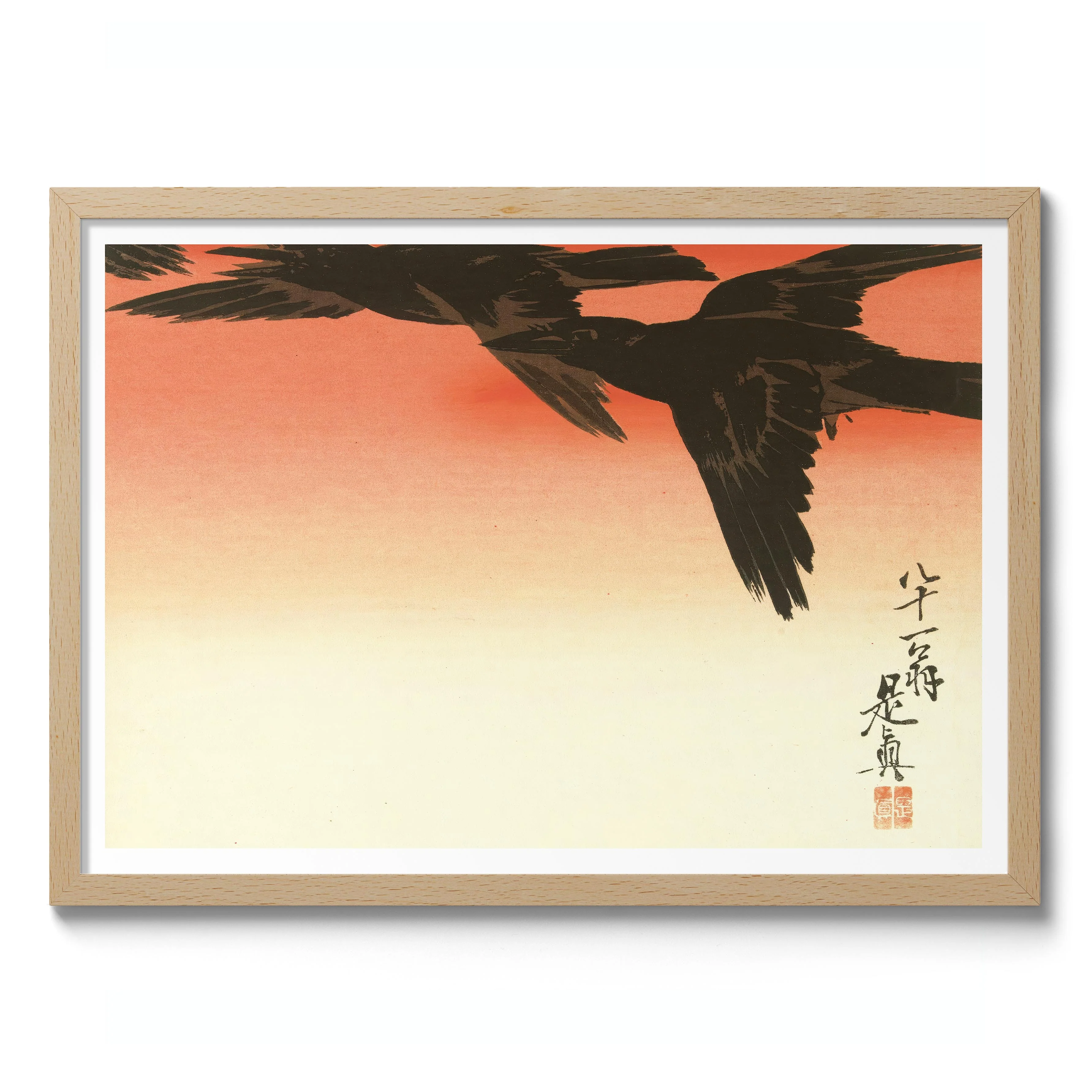 Crows Against a Red Sky - Image 3