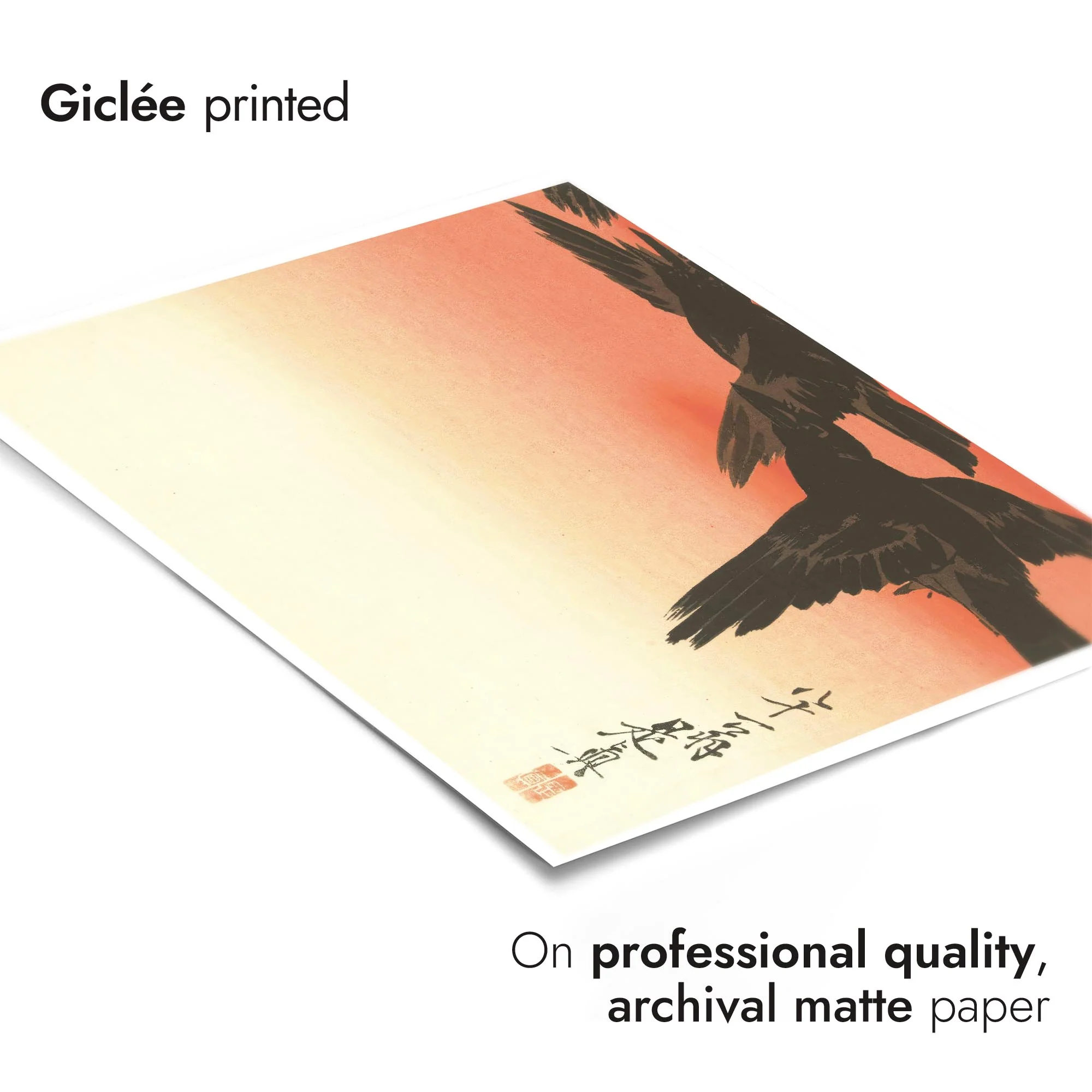 Crows Against a Red Sky - Image 6