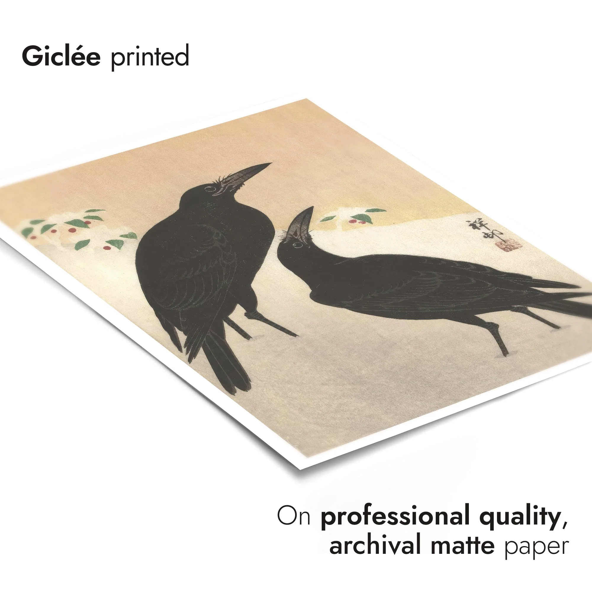 Crows in Snow - Image 6