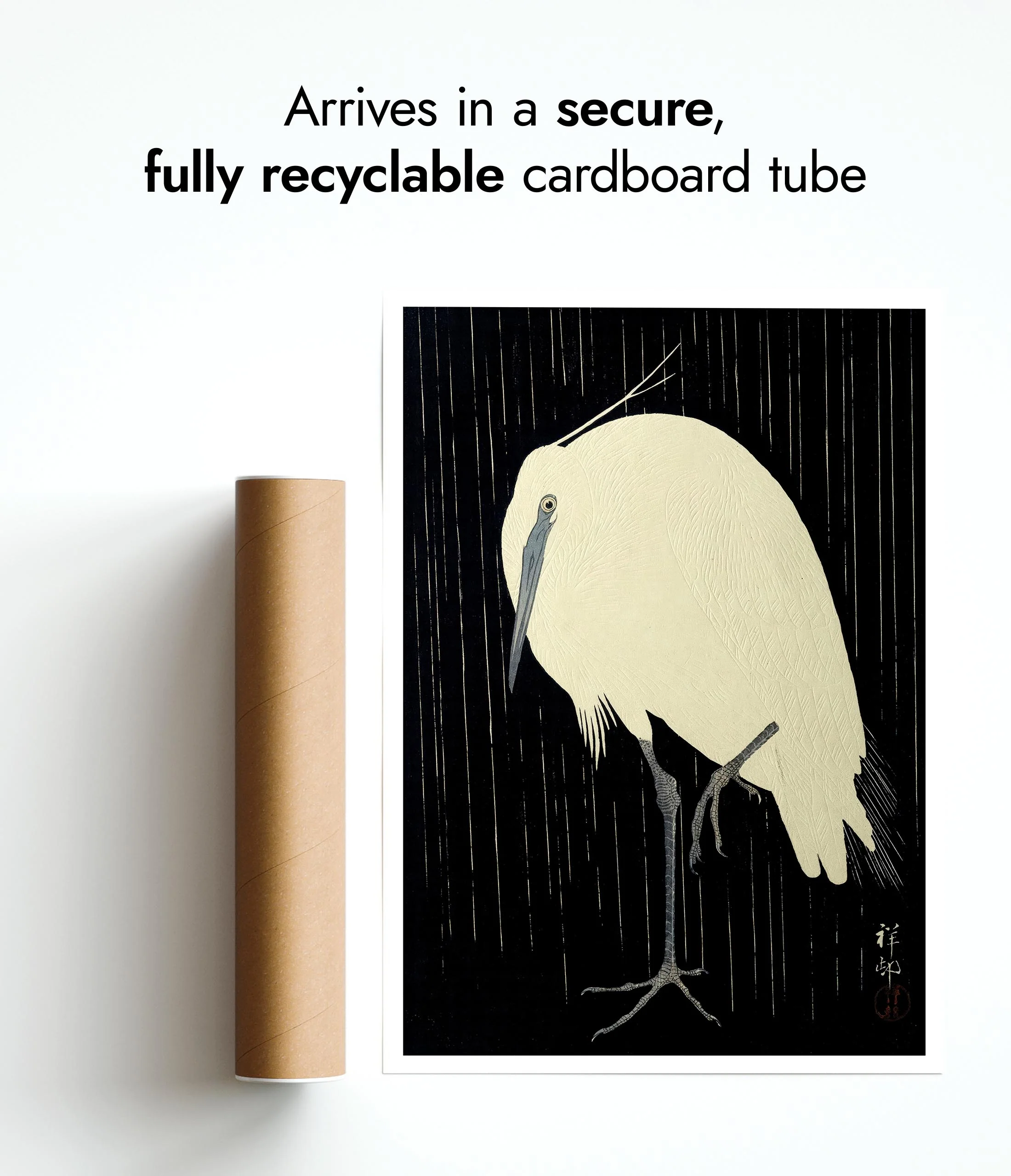 Egret in the Rain - Image 9