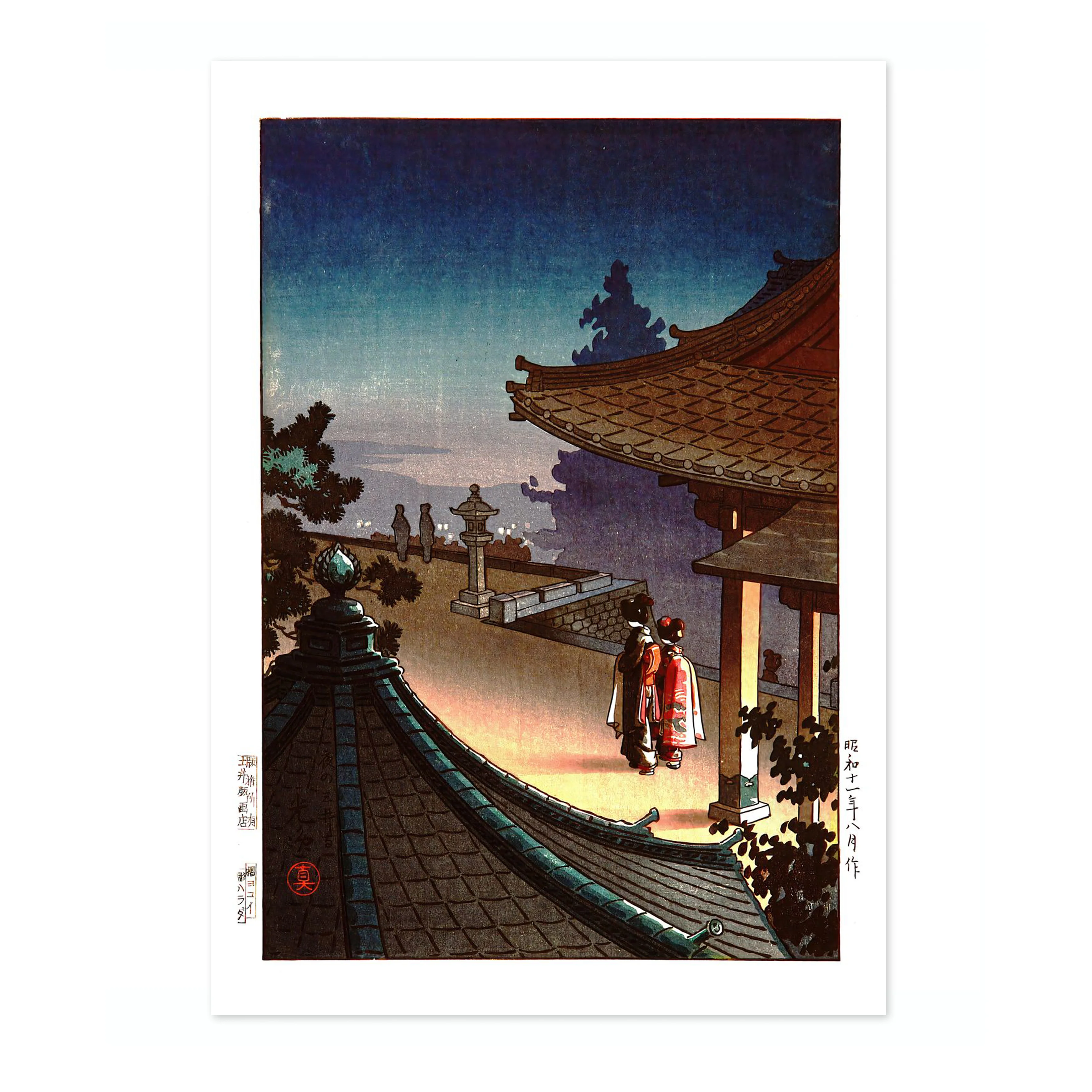 Evening at Miidera Temple, Otsu - Image 4