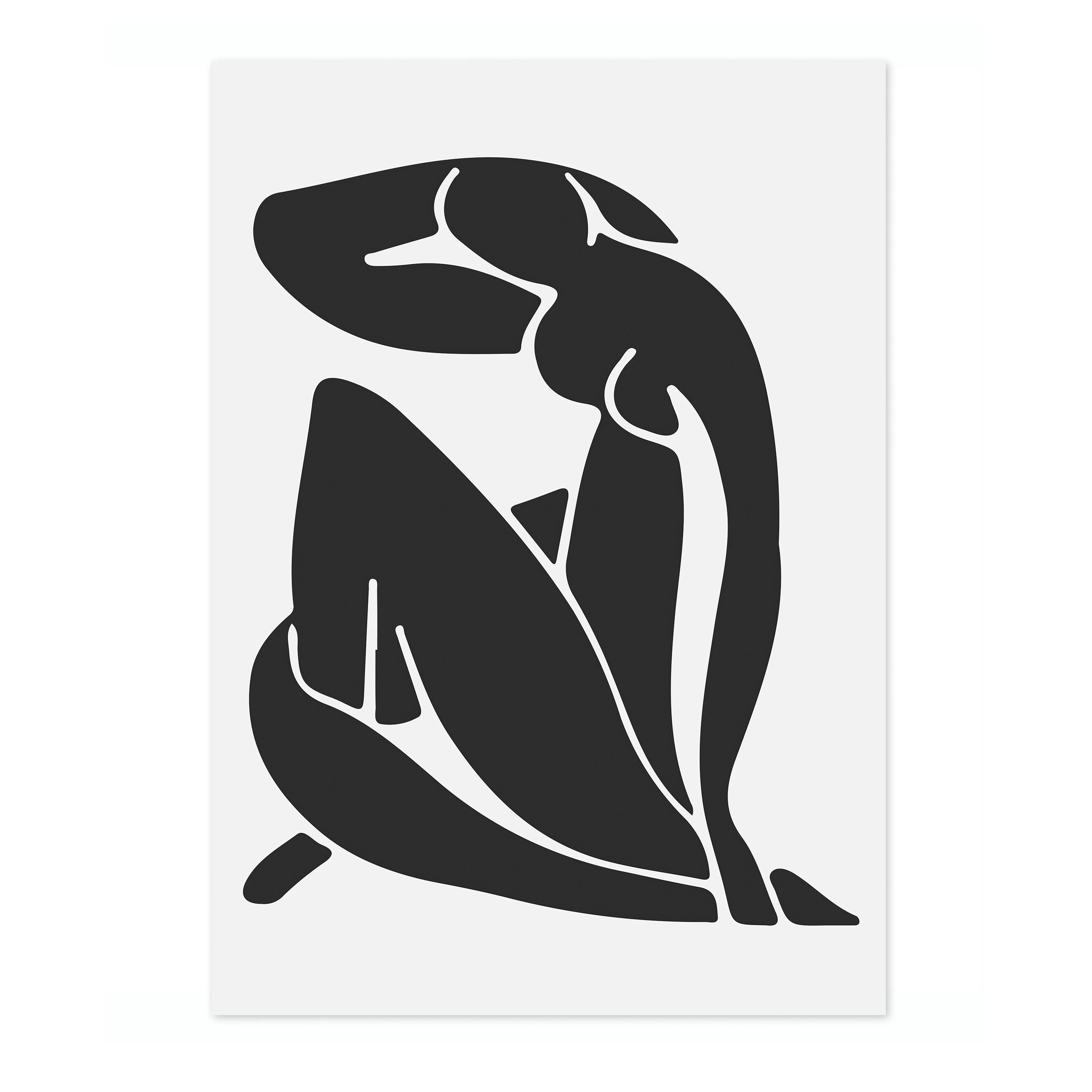 Femme Noir, Papier Découpés - Image 4