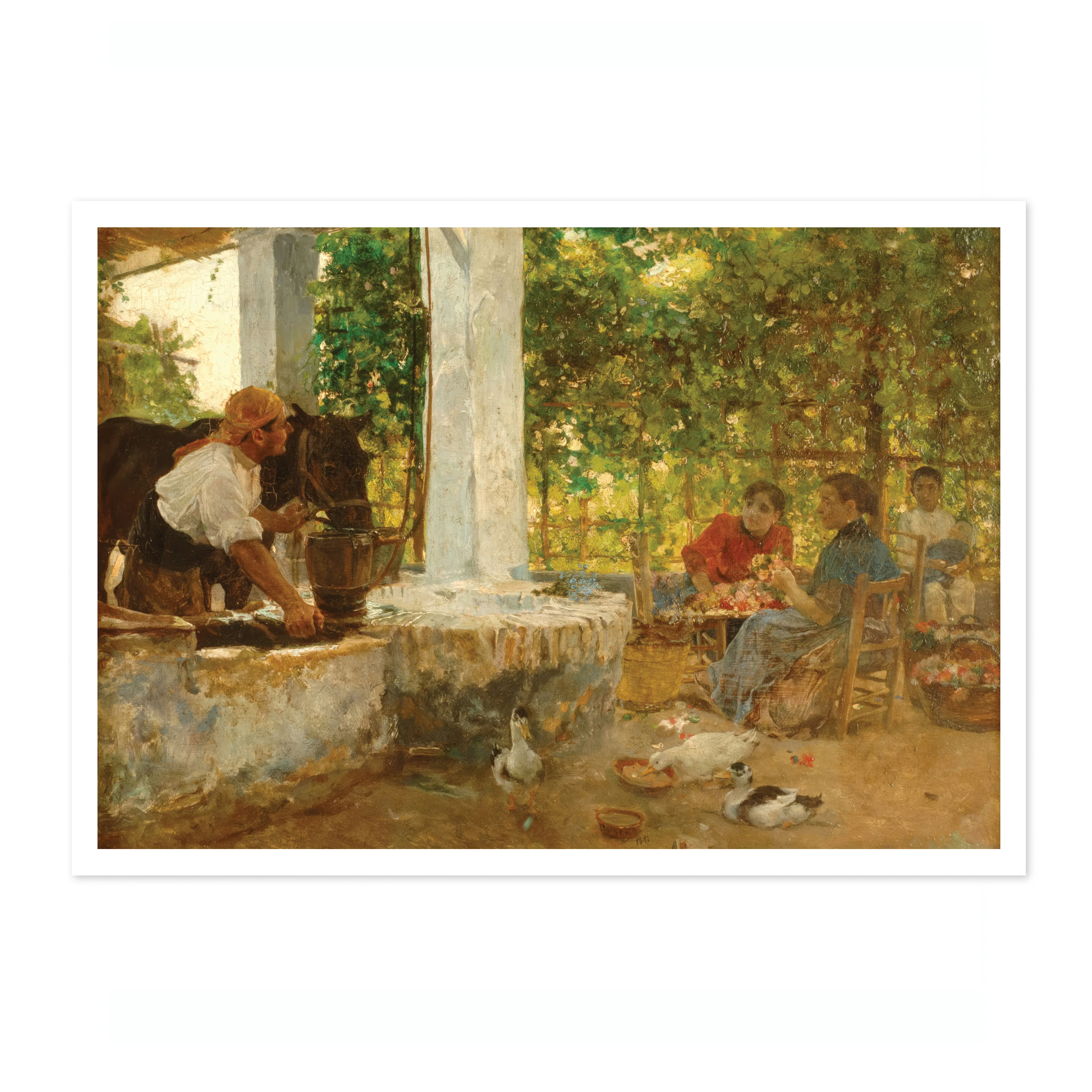 Figures Under a Bower, Florists - Image 4