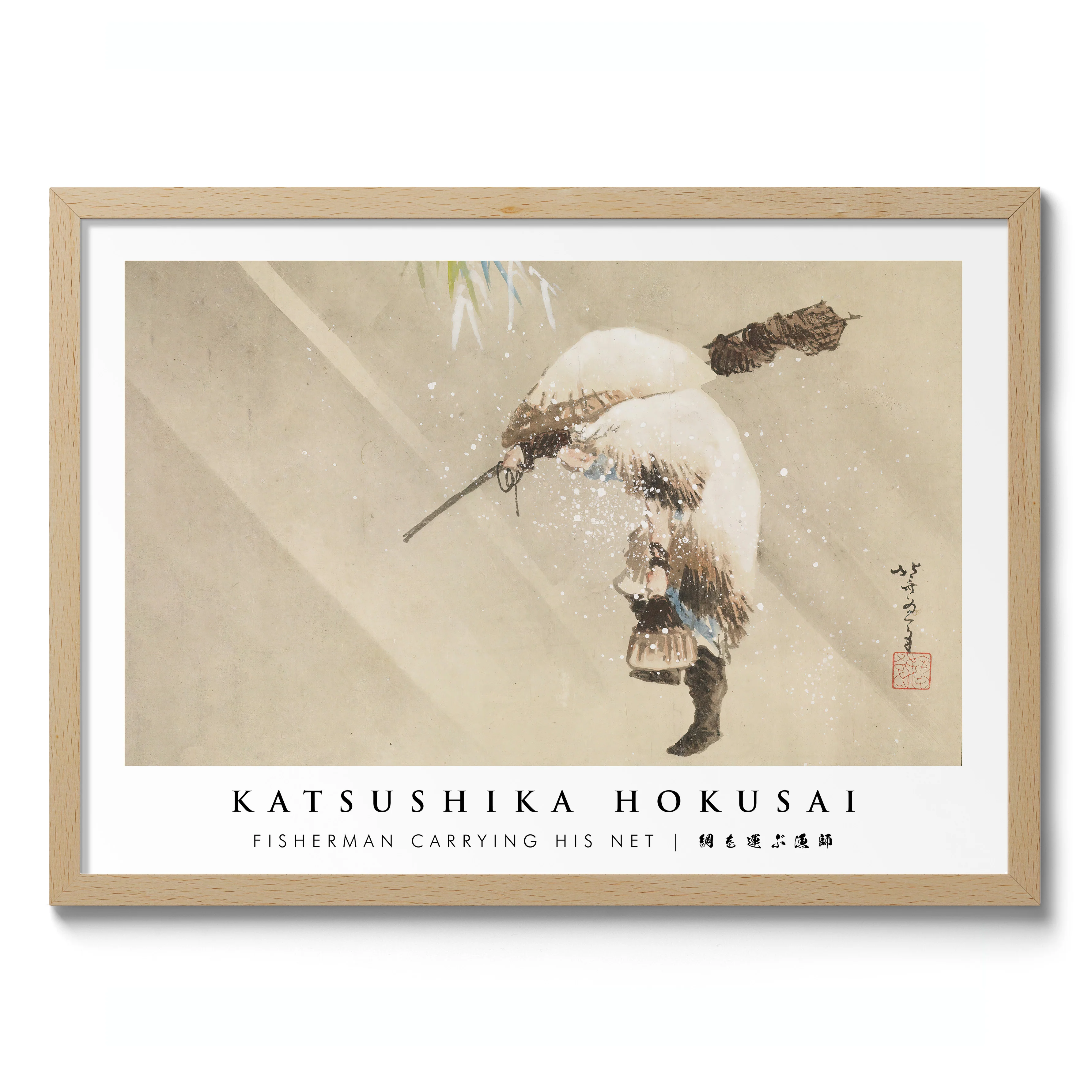 Fisherman Carrying His Net - Image 3