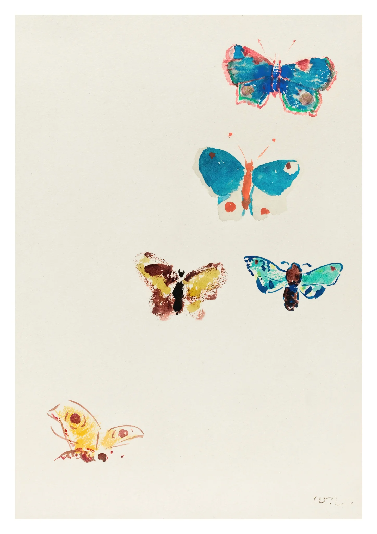 Five Butterflies