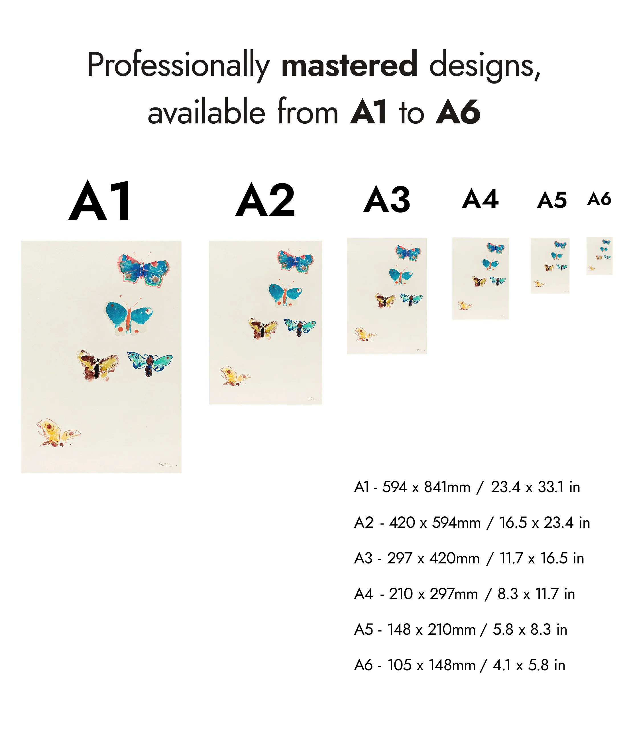 Five Butterflies - Image 8