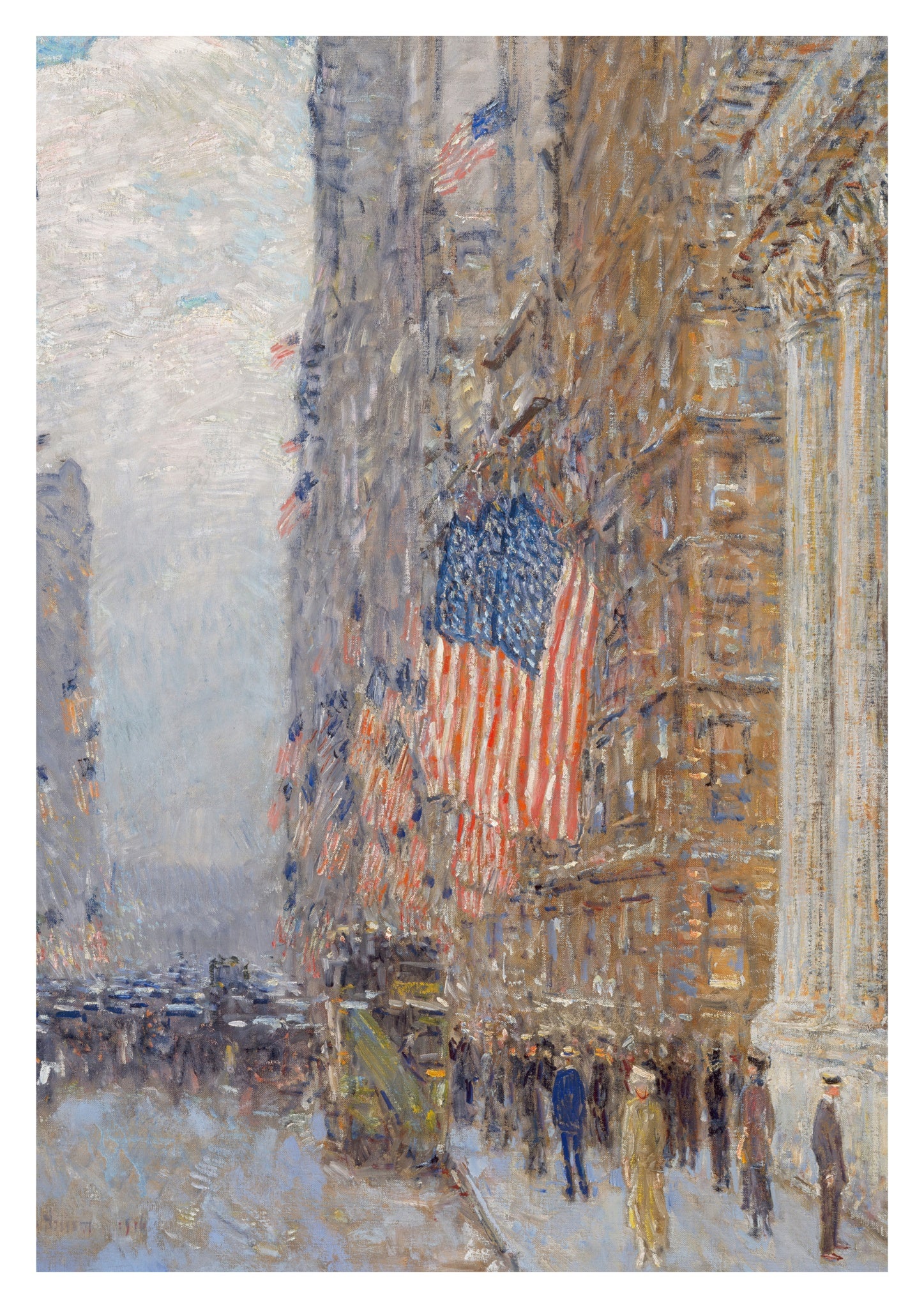 Flags on the Waldorf