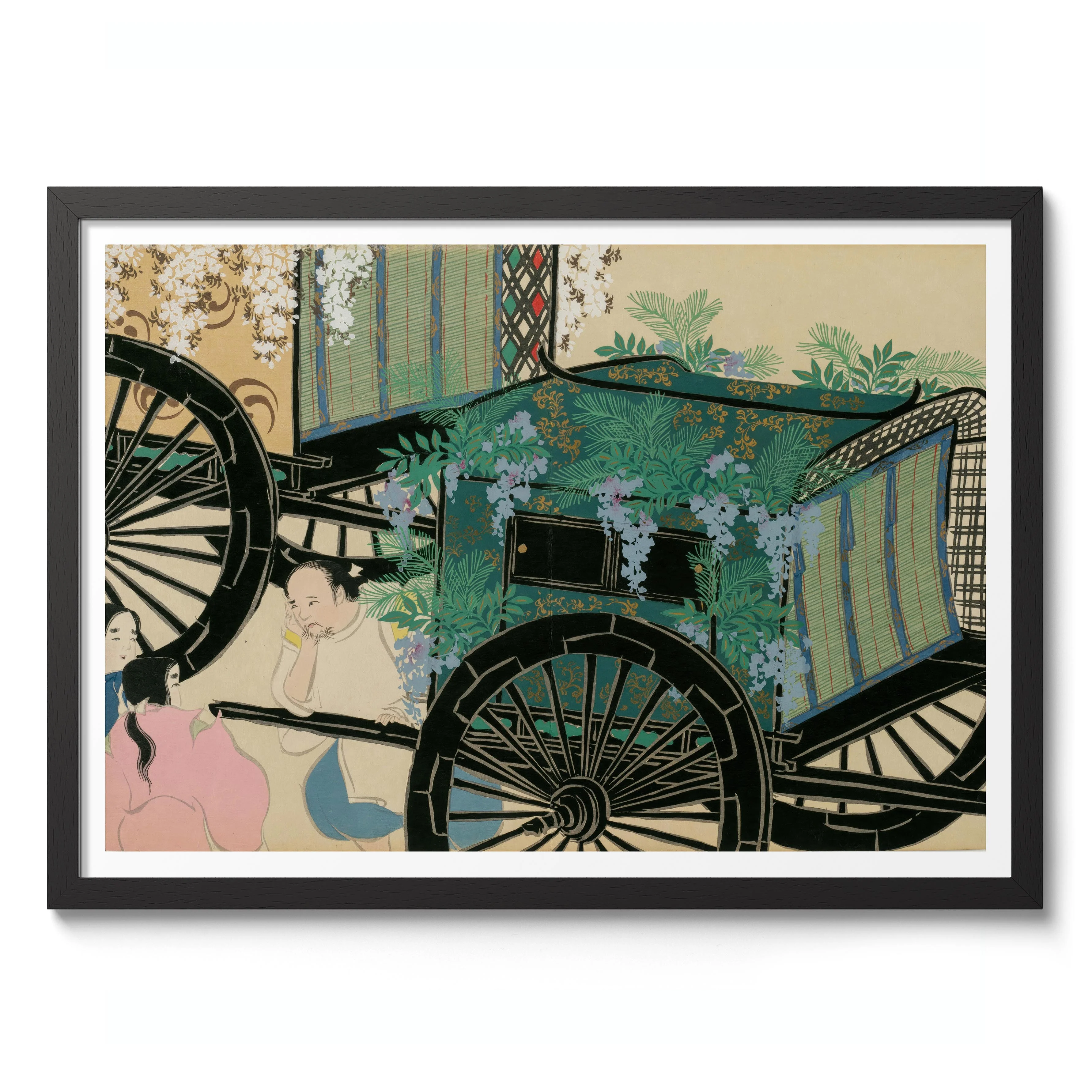 Flower-Draped Carts - Image 2