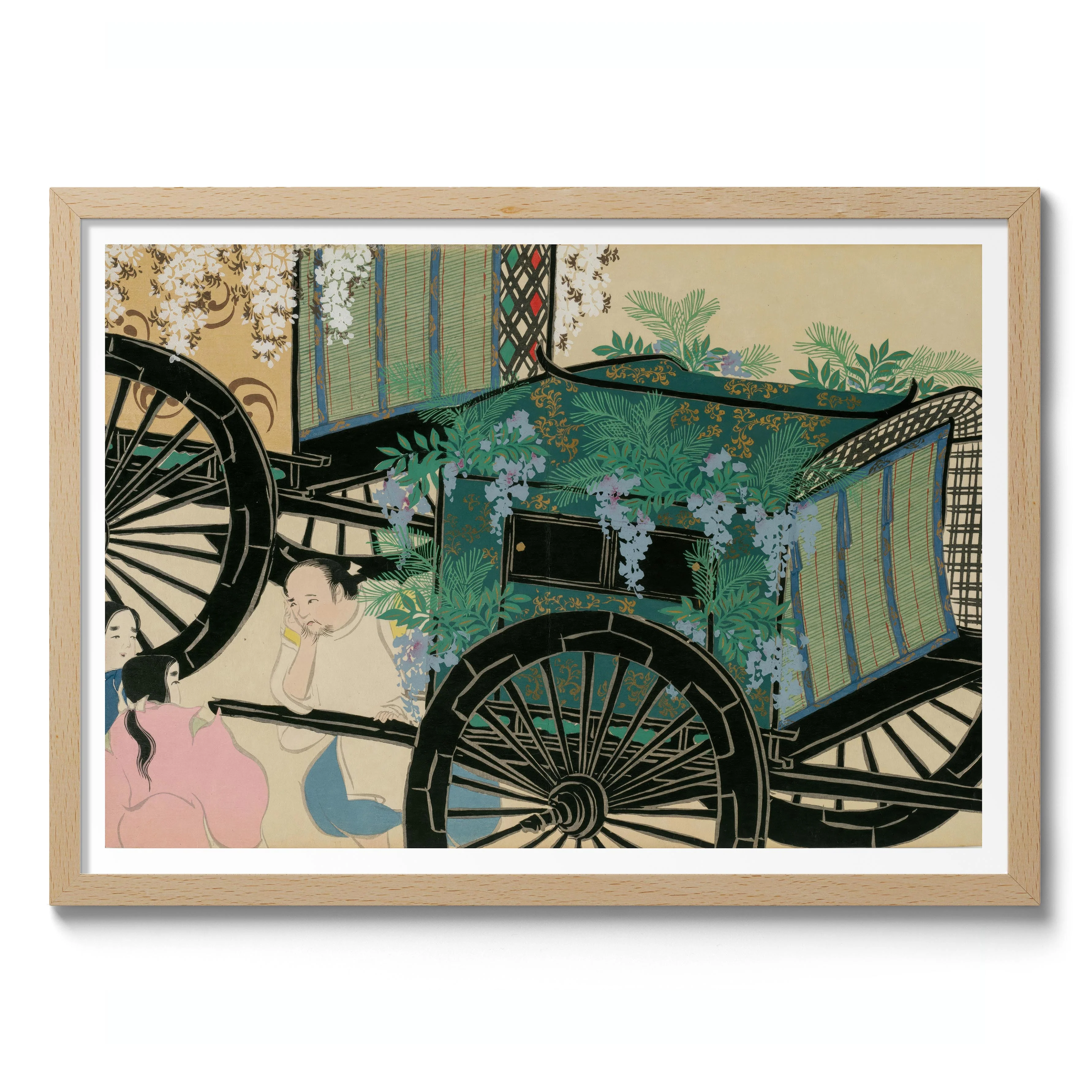 Flower-Draped Carts - Image 3