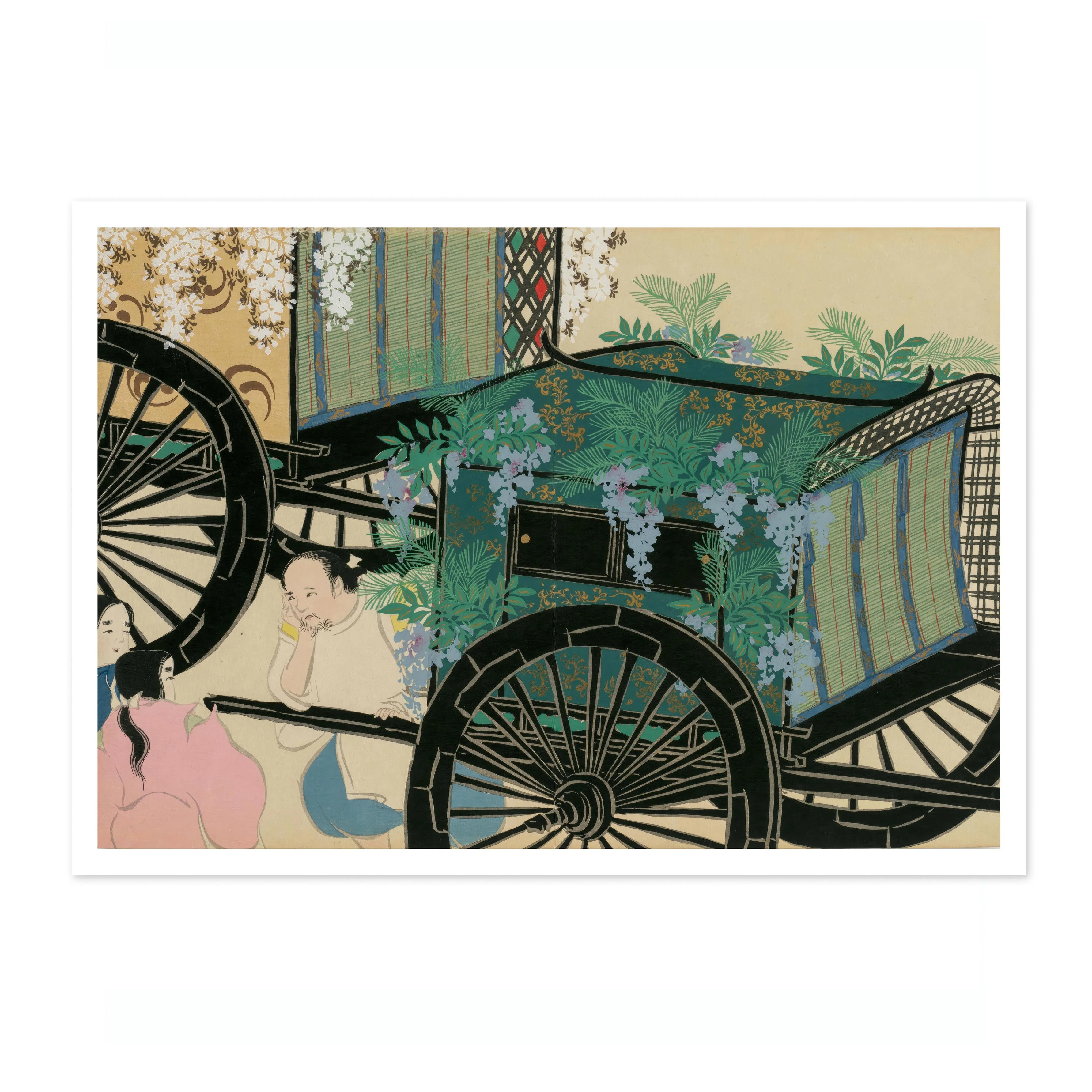 Flower-Draped Carts - Image 4