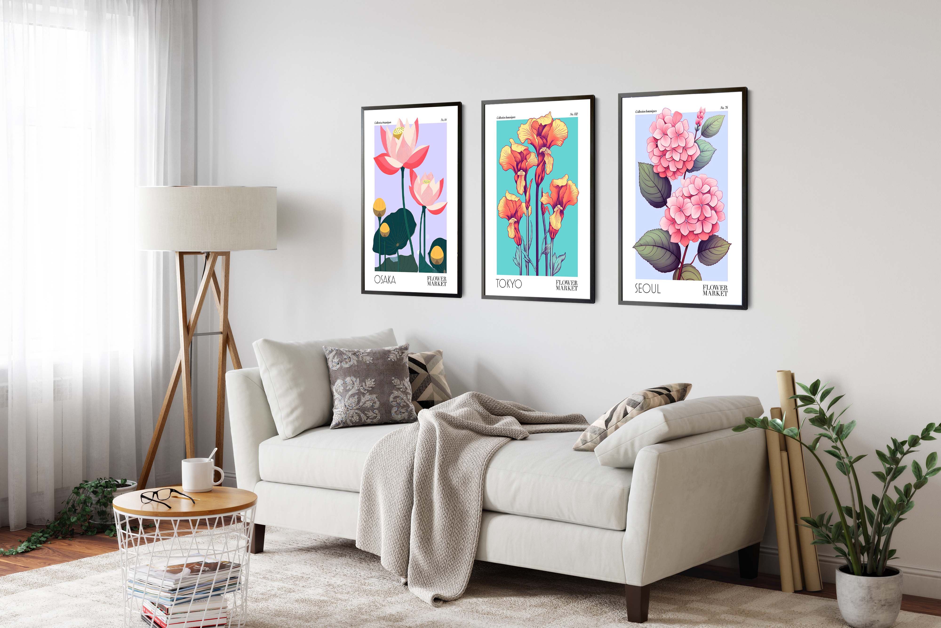 Flower Market Asia Exhibition - Set of 3 - Image 4