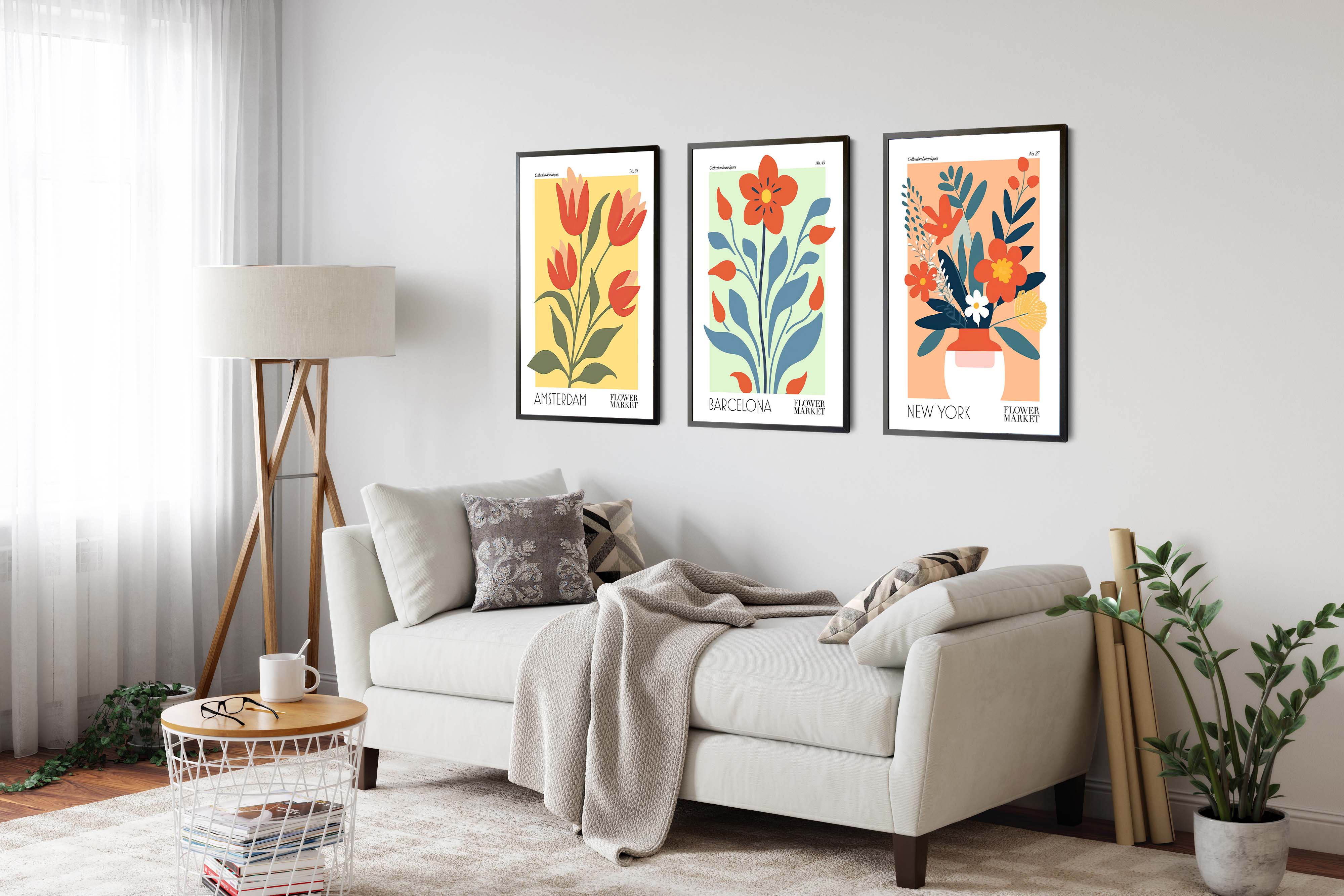Flower Market Exhibition - Set of 3 - Image 4