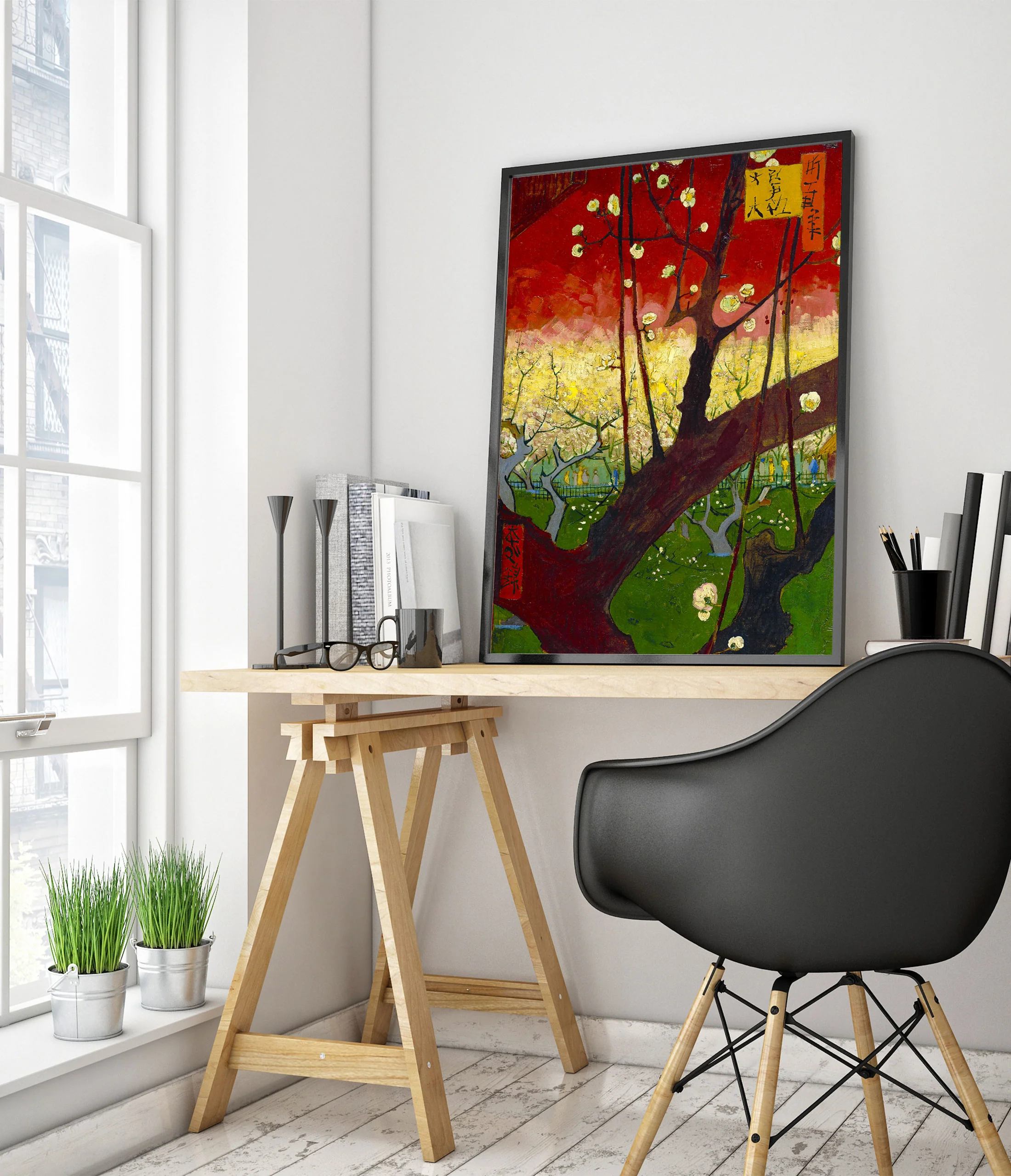 Flowering Plum Tree after Hiroshige - Image 5