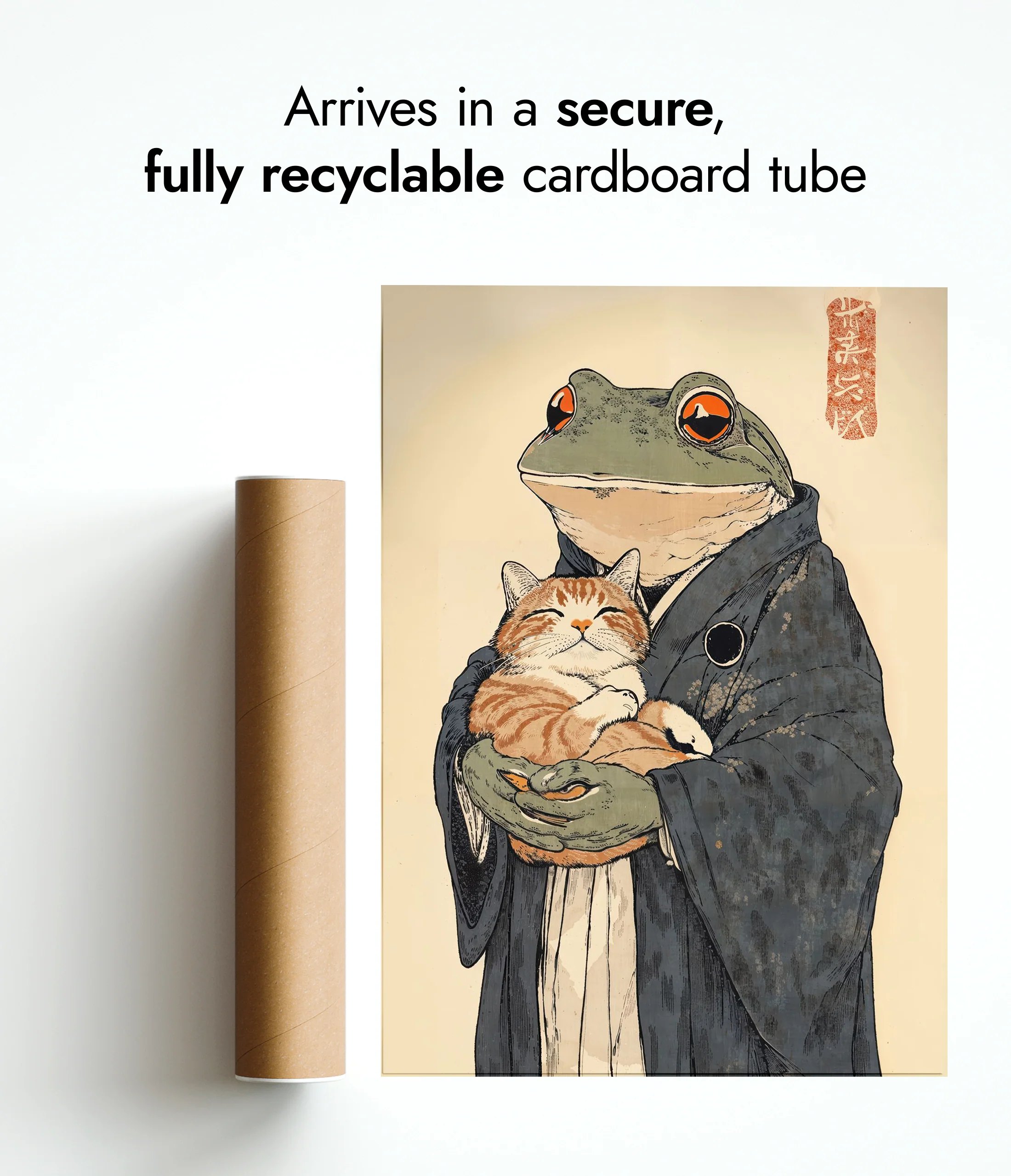 Frog Holding Cat - Image 9