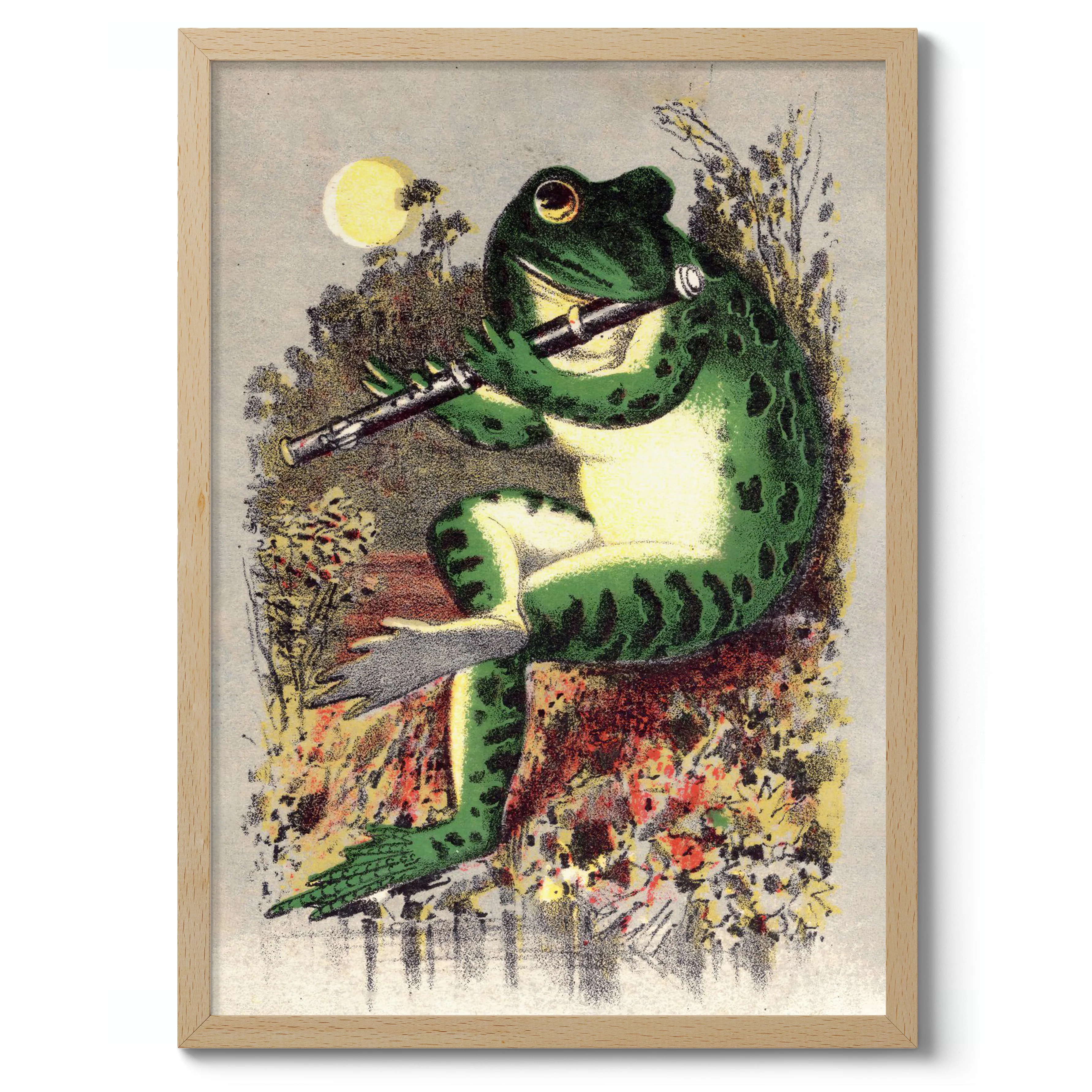 Frog Playing Flute - Image 3