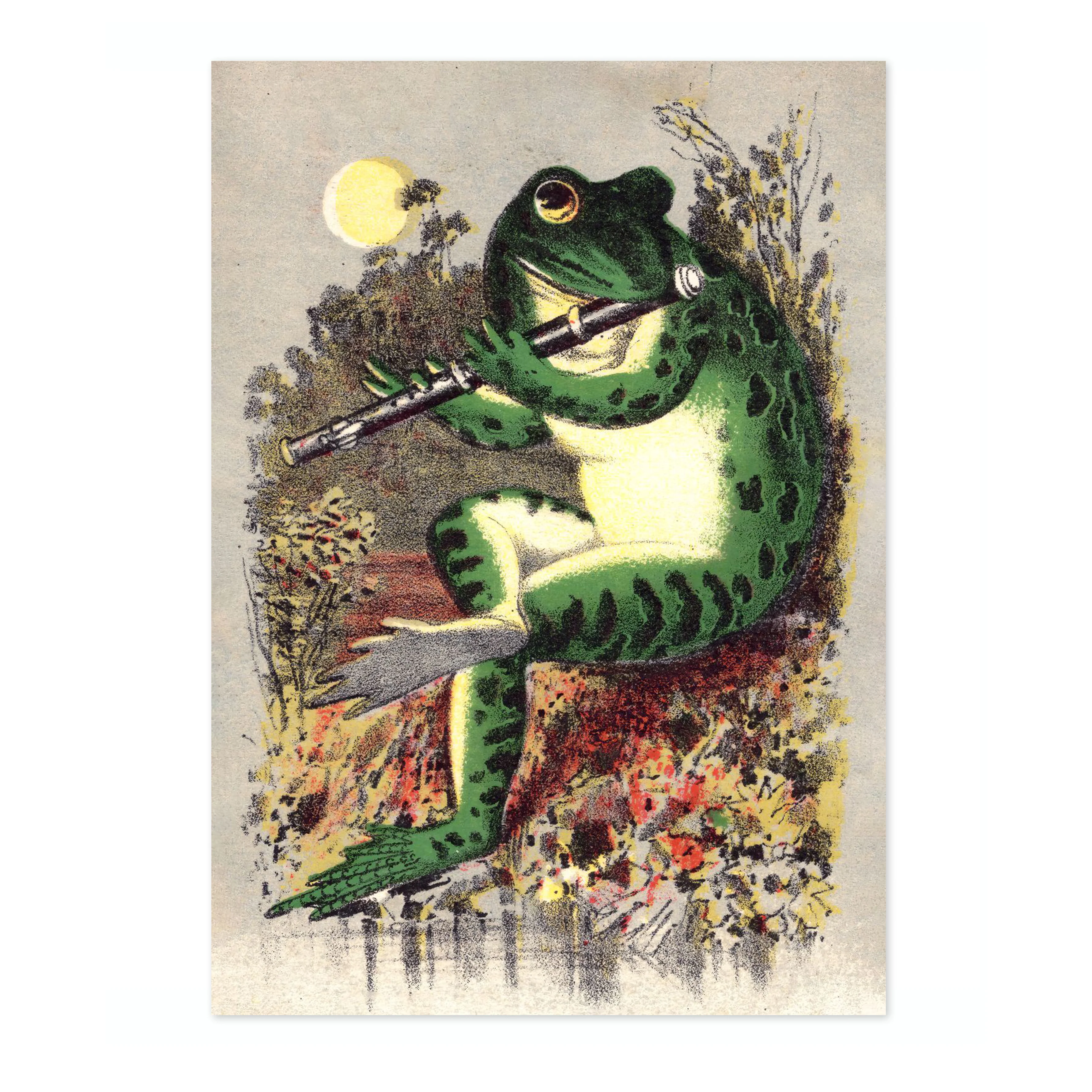 Frog Playing Flute - Image 4