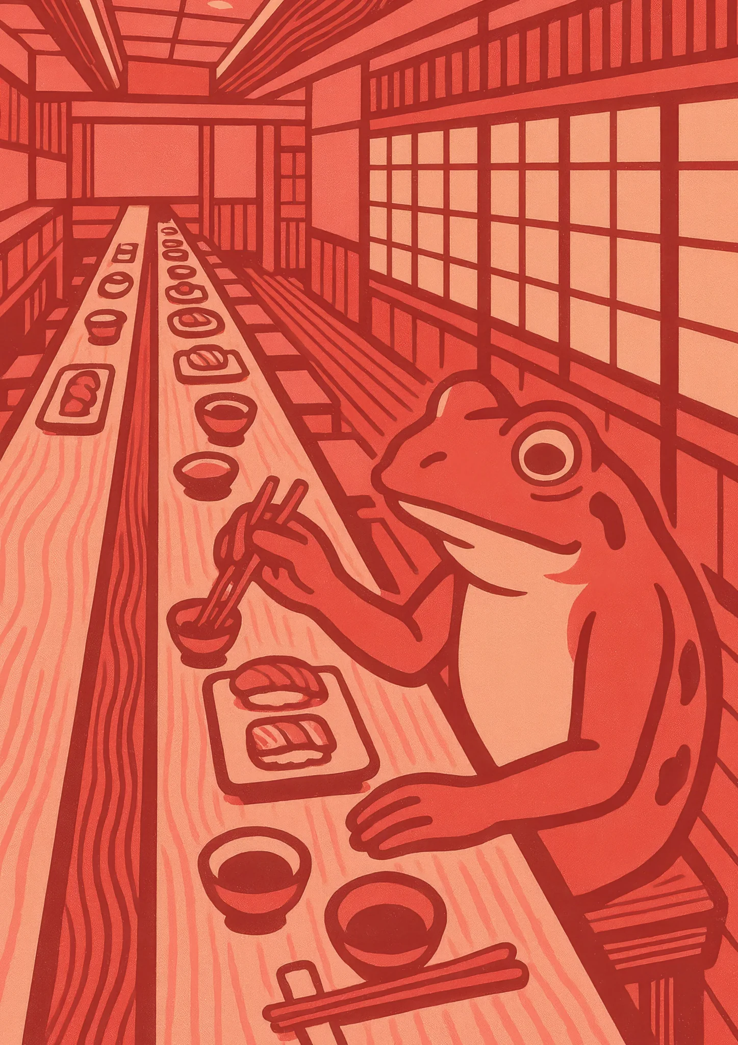 Frog Sushi