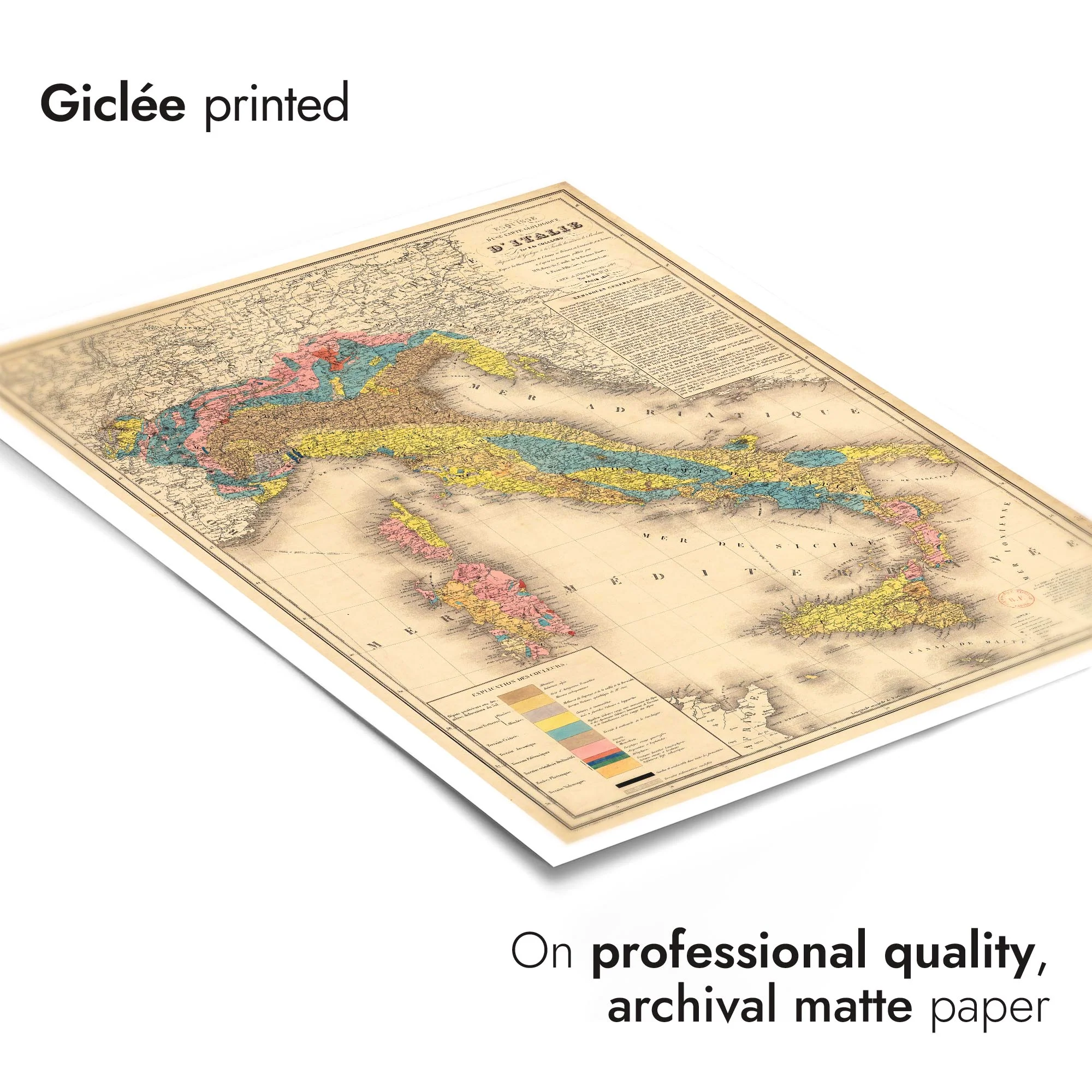 Geological Map of Italy - Image 6