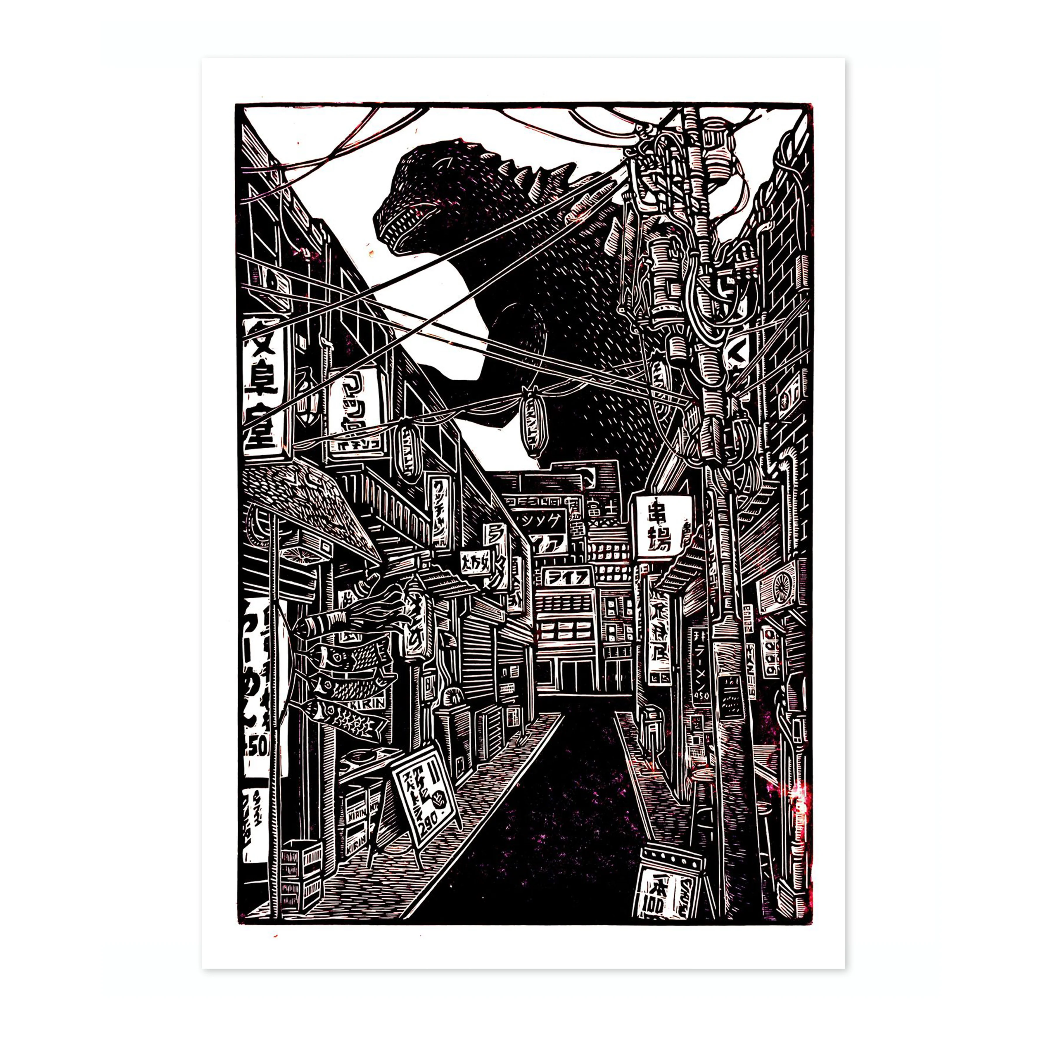 Godzilla Over the City - Image 4