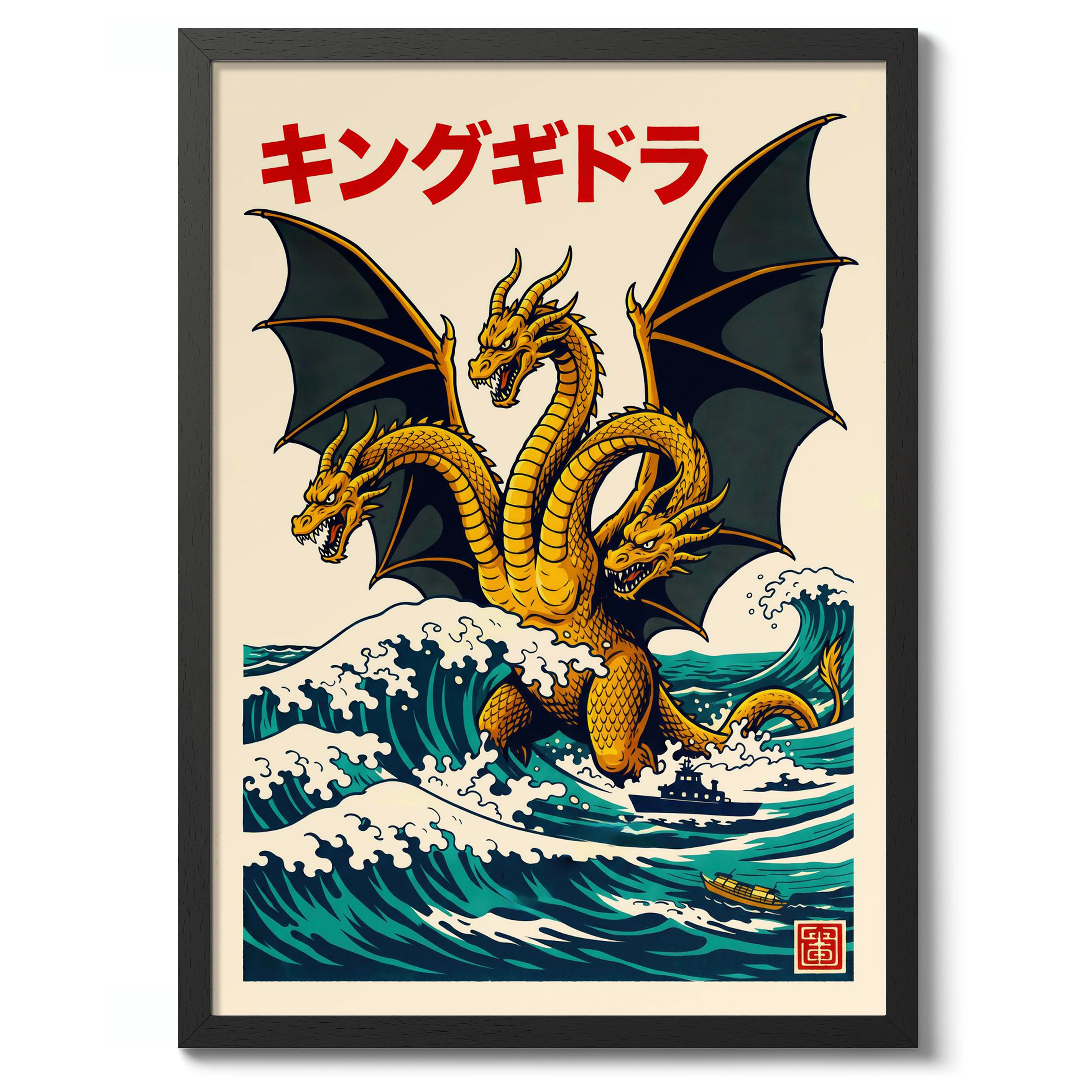 Great Wave of King Ghidorah - Image 2